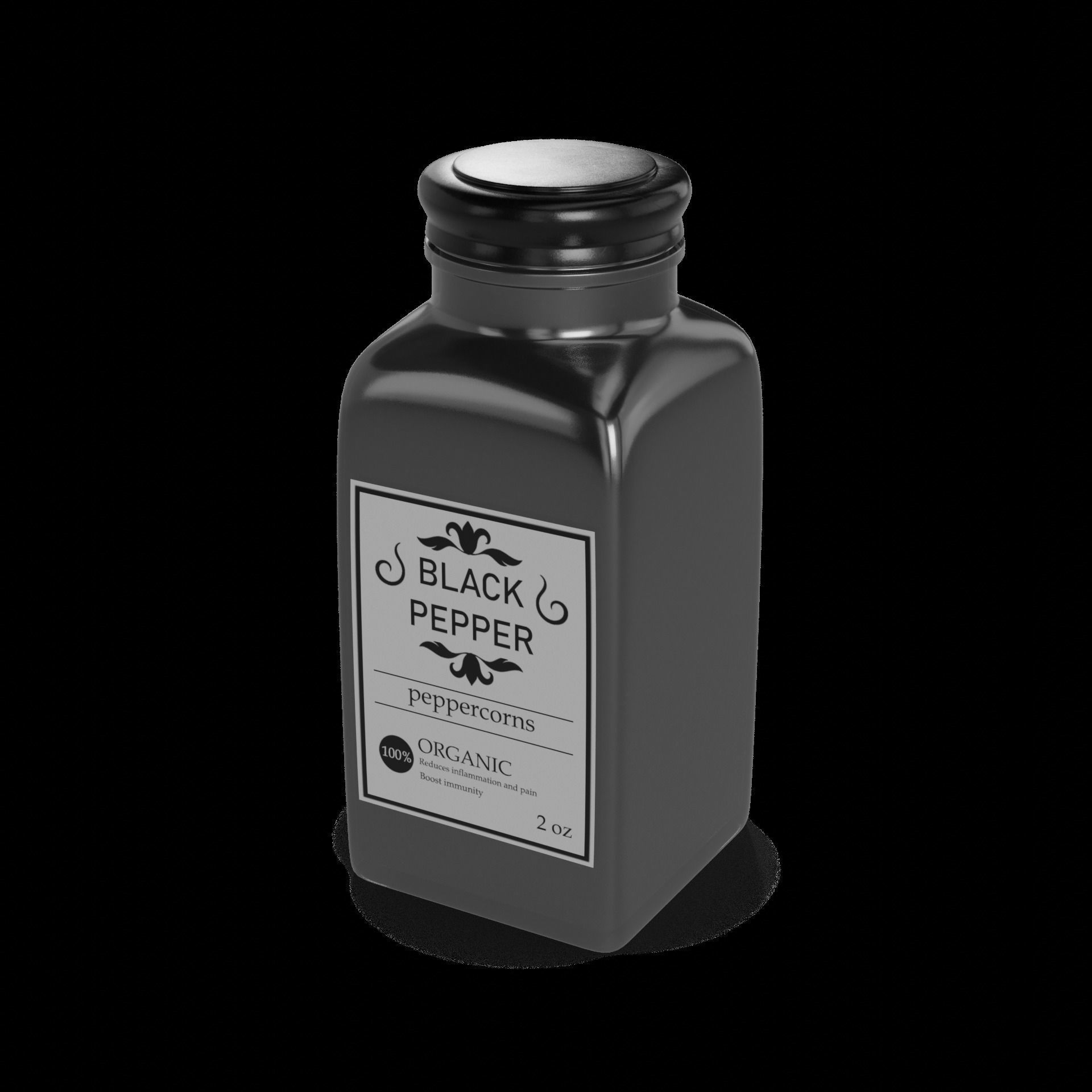 Pepper Black Pepper 3D model_1
