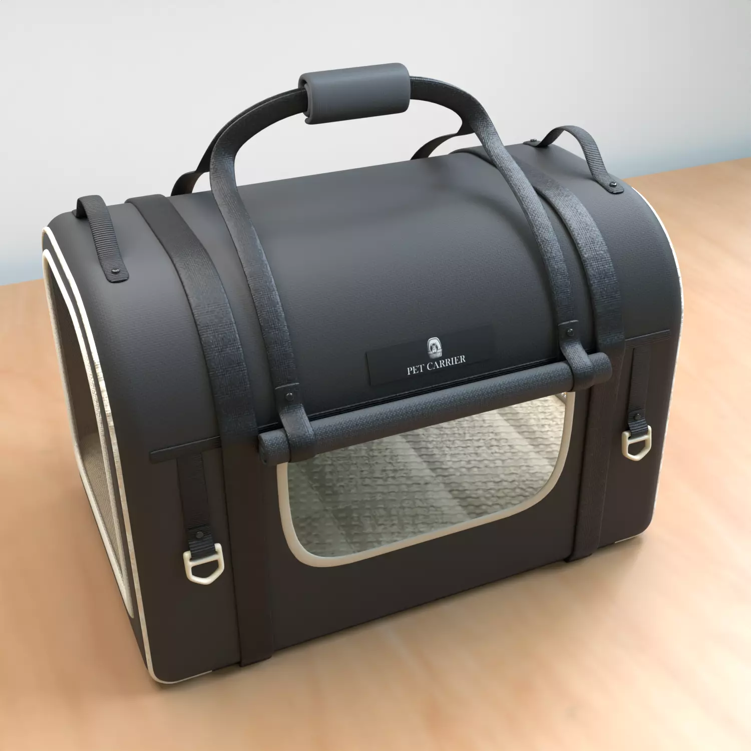 Animal accessories Pet Carrier 3D model_2