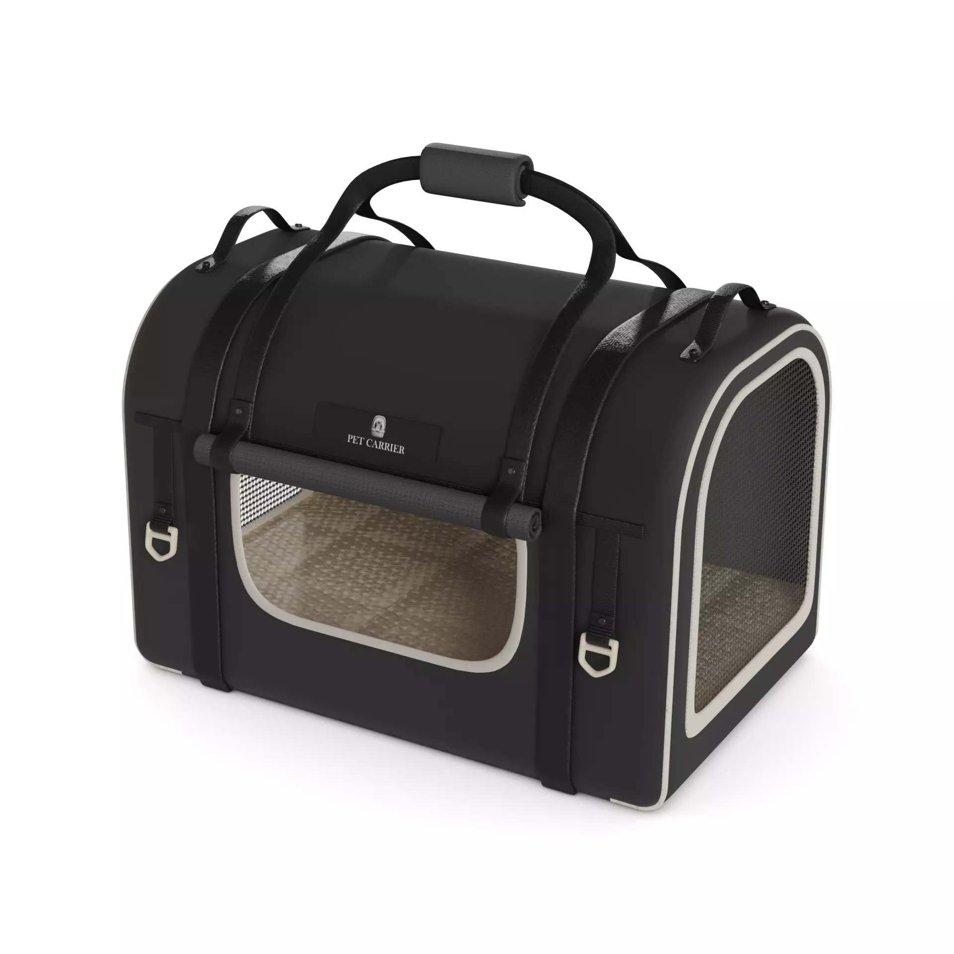 Animal accessories Pet Carrier 3D model_6