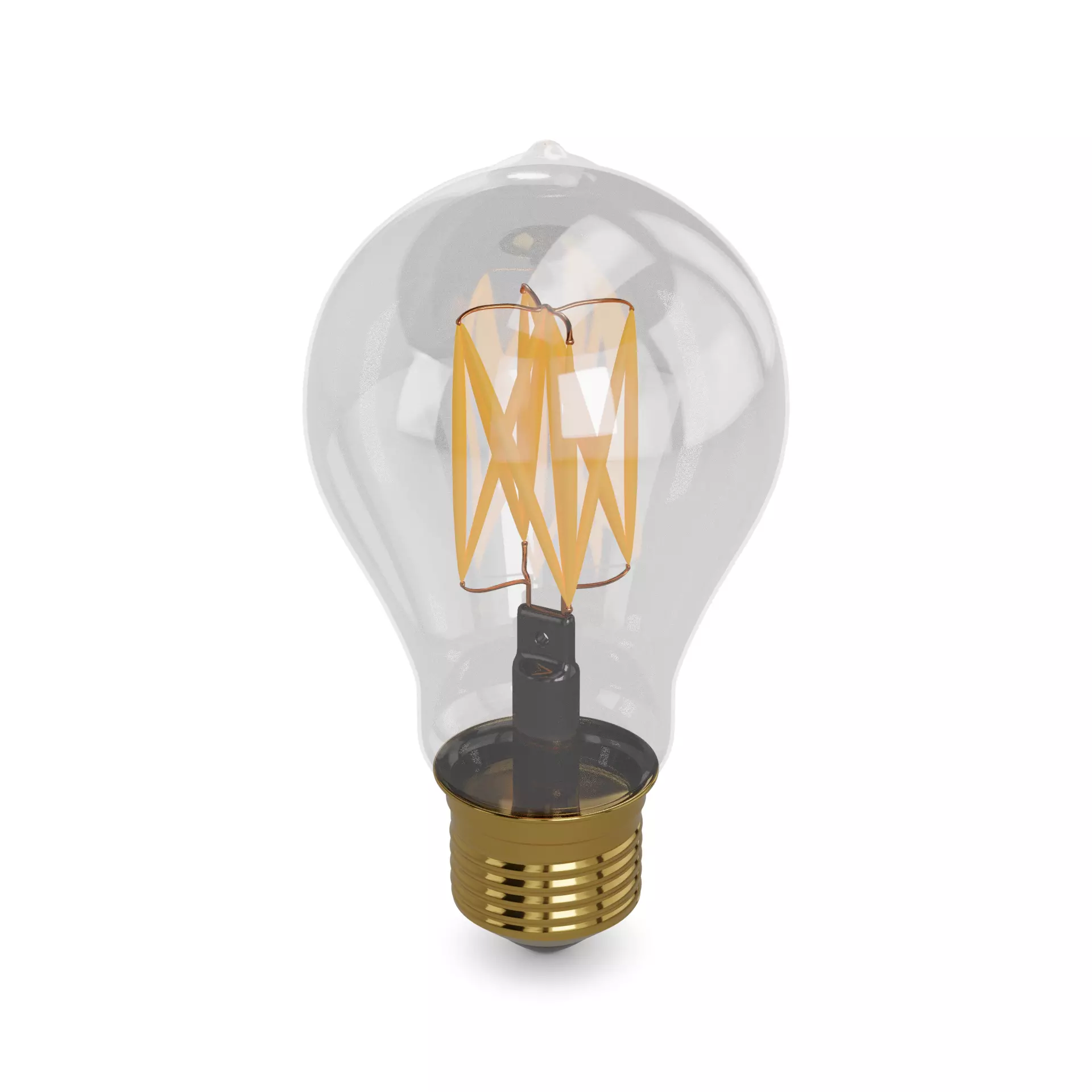 Light bulbs Vintage Edison Bulb 3D model_0