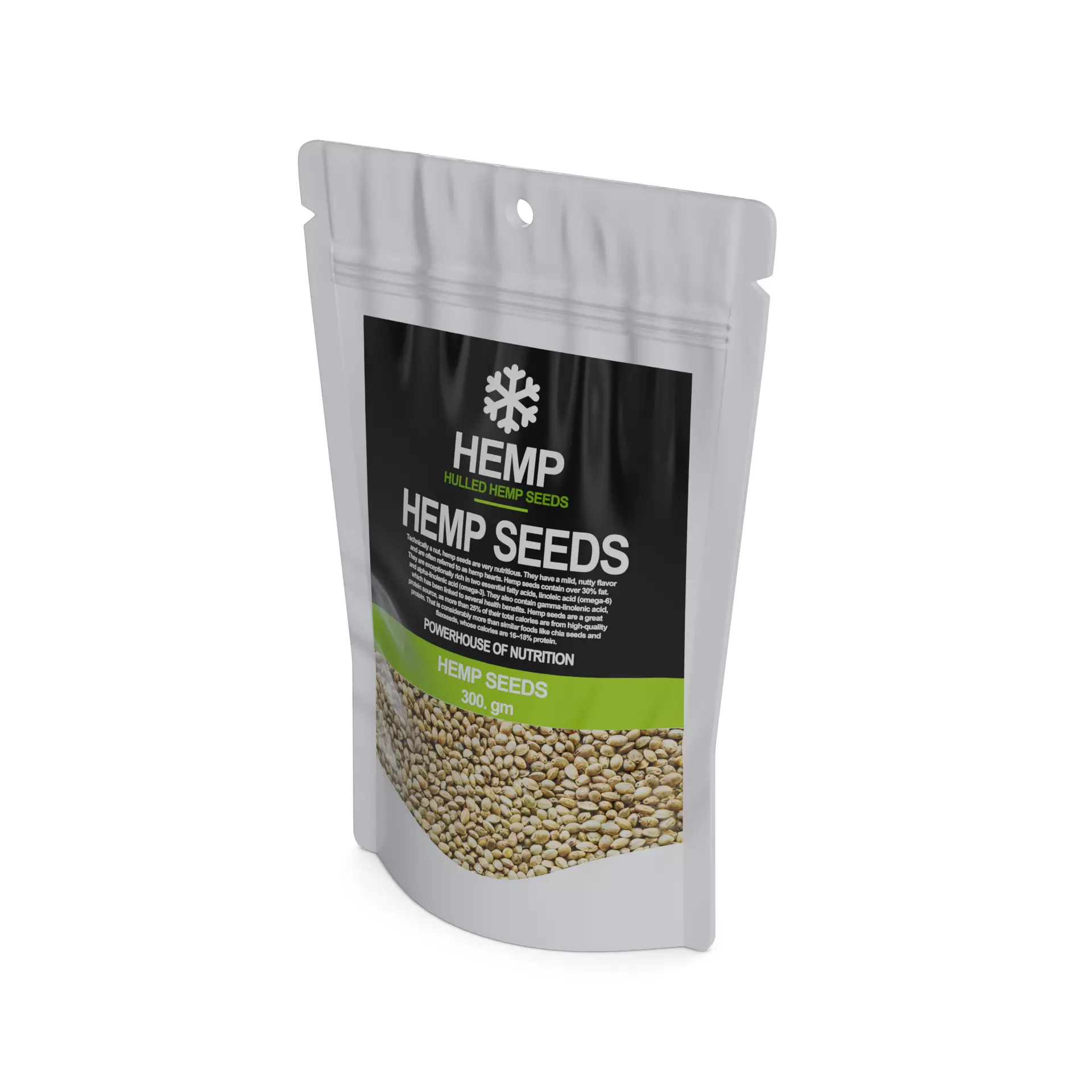 Other seeds Hemp Seeds Low-poly 3D model