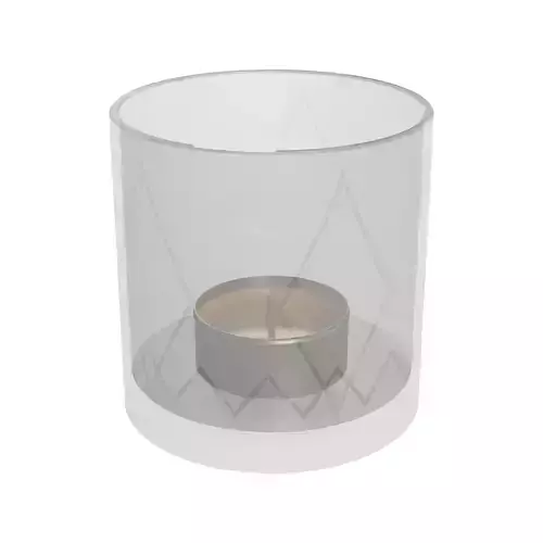 Candles and candleholders Tea Light Holder Low-poly 3D model