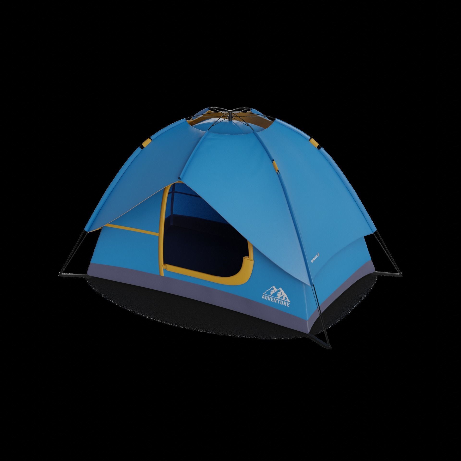 Camping Camping Tent 3D model_1