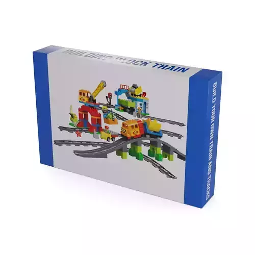 Cars and action games Building Block Train