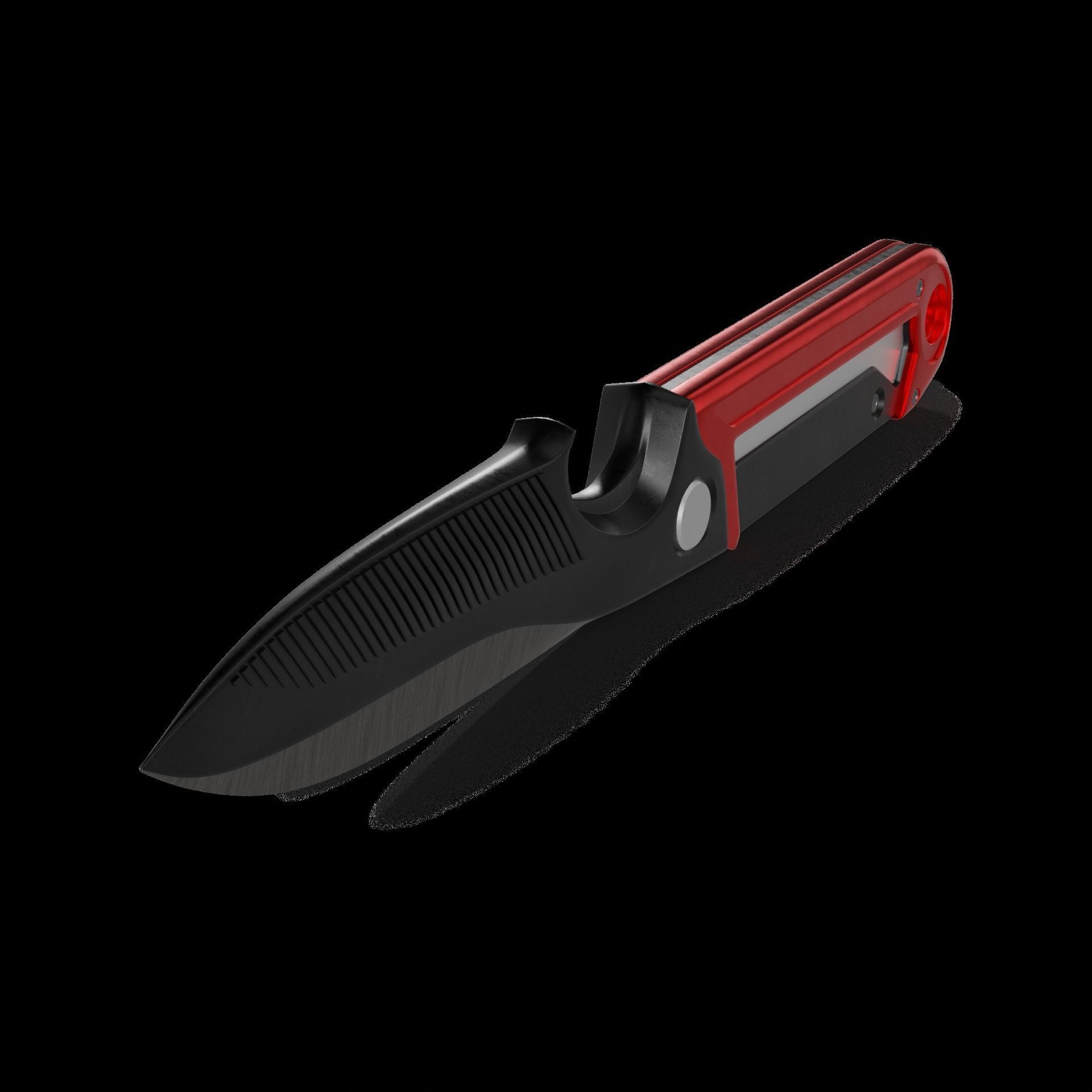 DIY essentials Utility Knife Low-poly 3D model_1