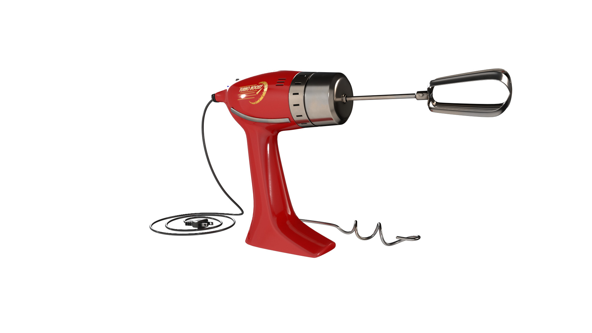 Kitchen appliances Hand Mixer 3D model_12