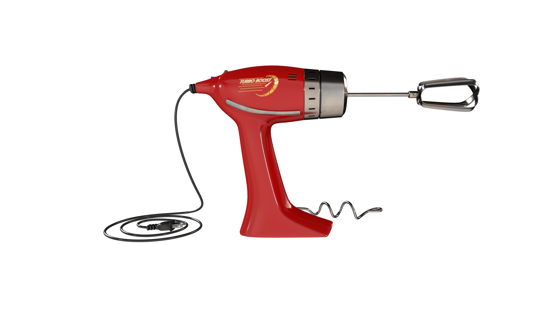 Kitchen appliances Hand Mixer 3D model_11