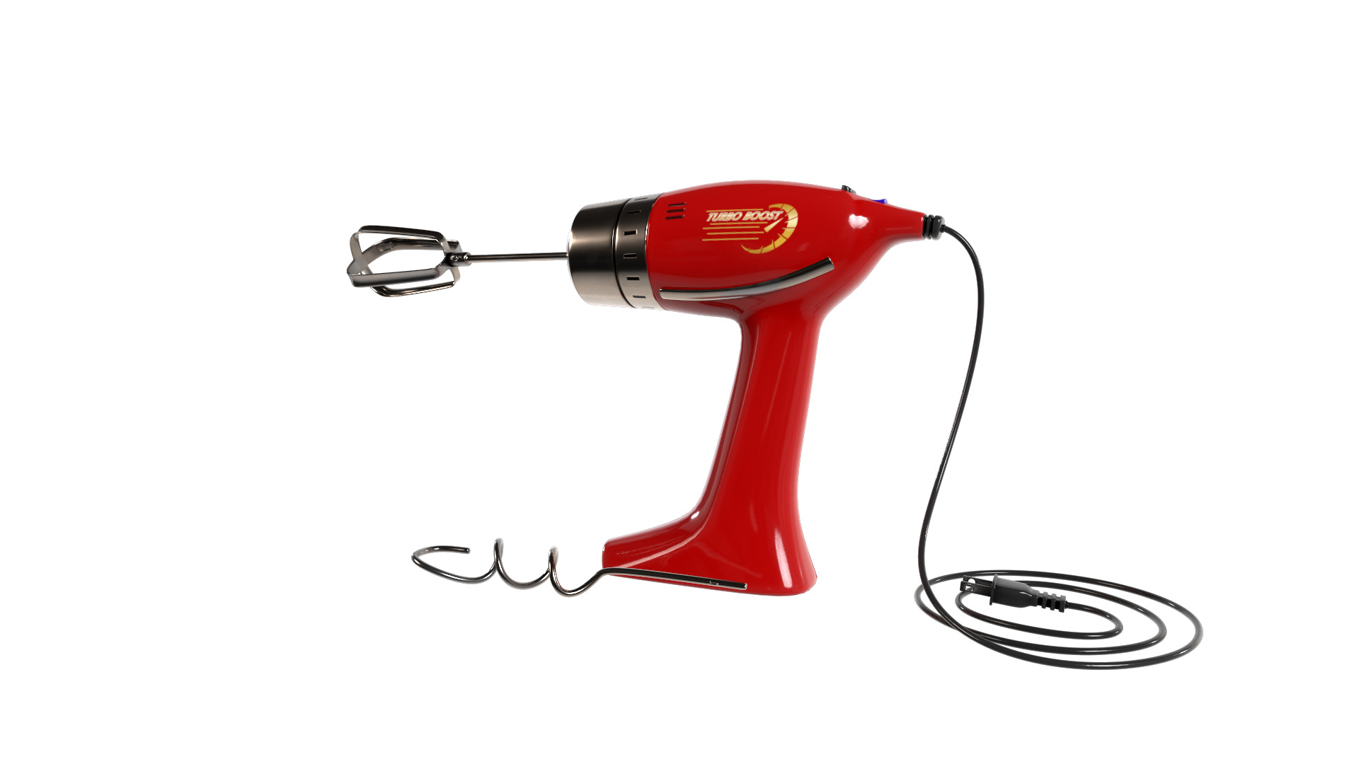 Kitchen appliances Hand Mixer 3D model_6