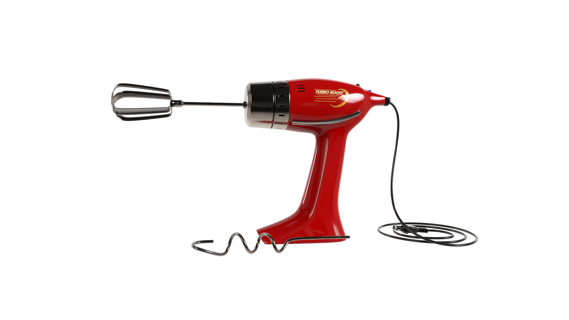 Kitchen appliances Hand Mixer 3D model_5