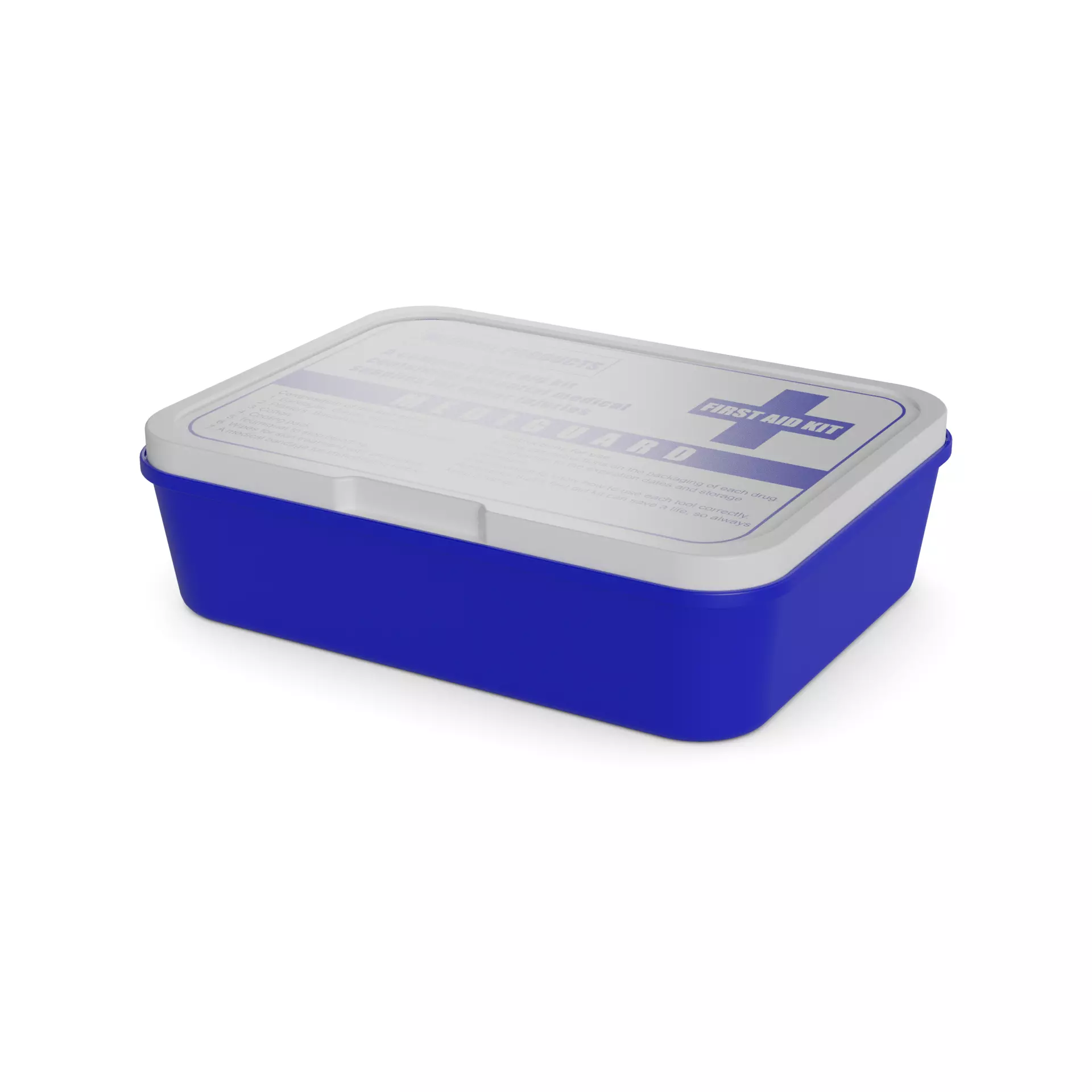 Other medical products First Aid Kit Low-poly 3D model_0