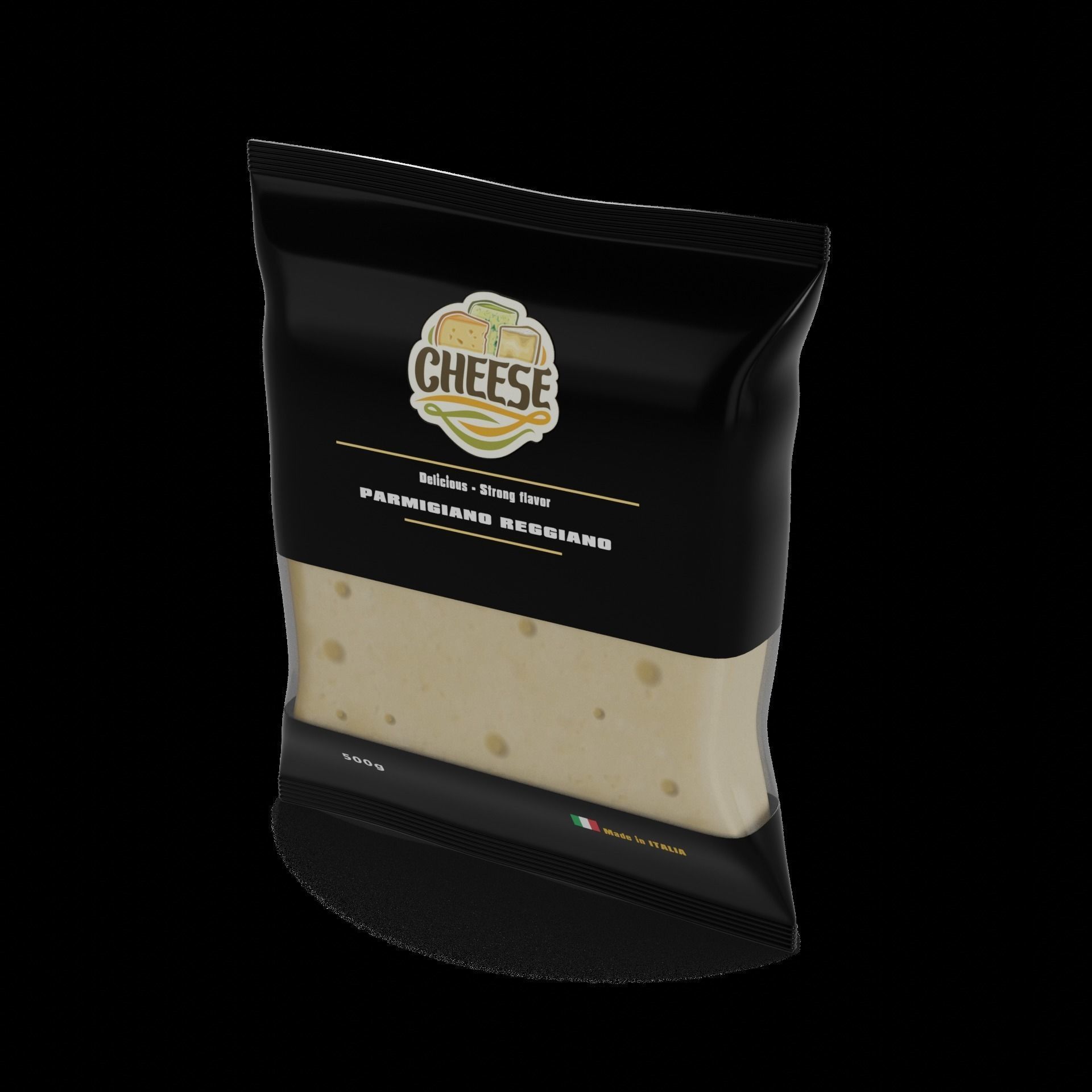 Feta and brinza cheese Brinza Cheese Low-poly 3D model_1