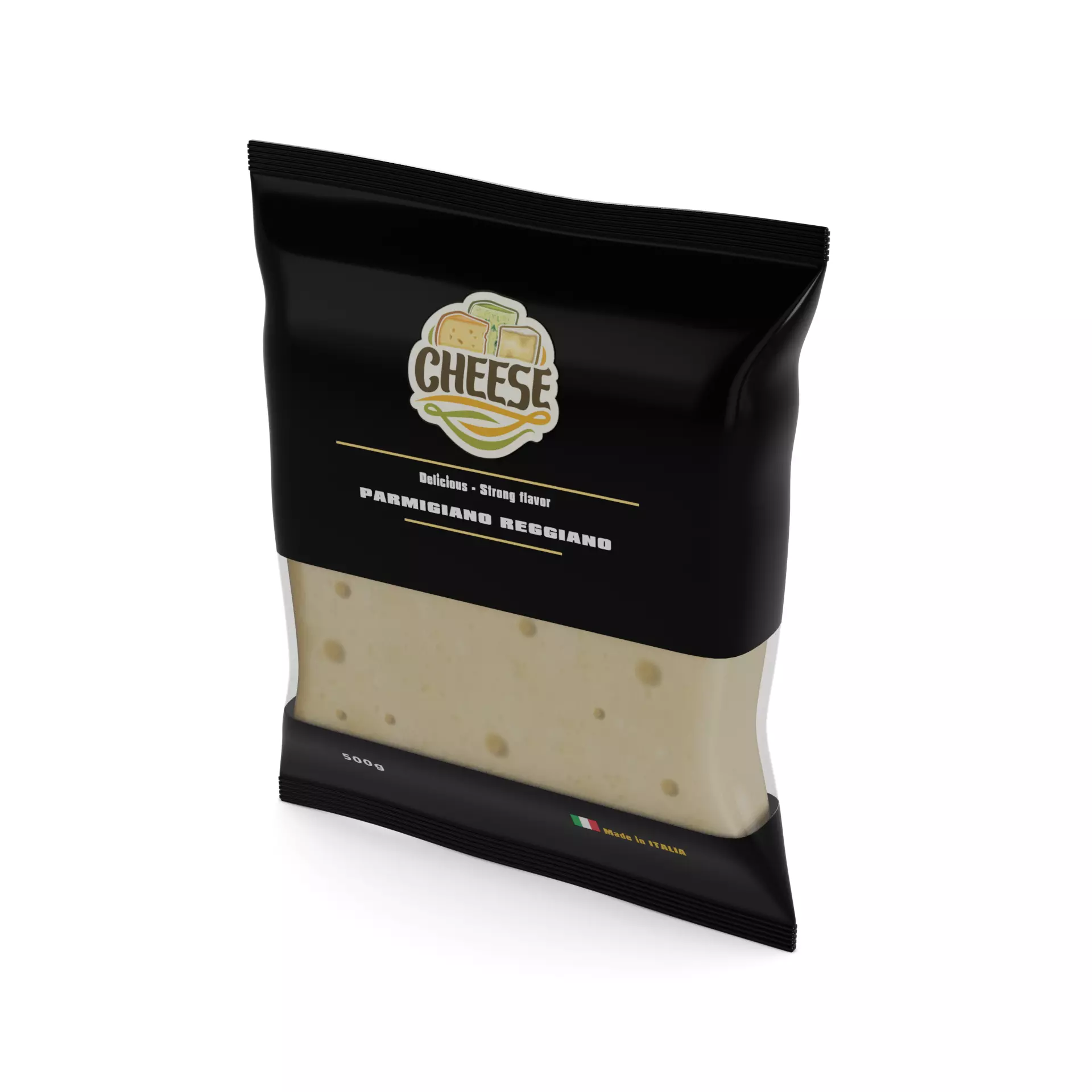 Feta and brinza cheese Brinza Cheese Low-poly 3D model_0