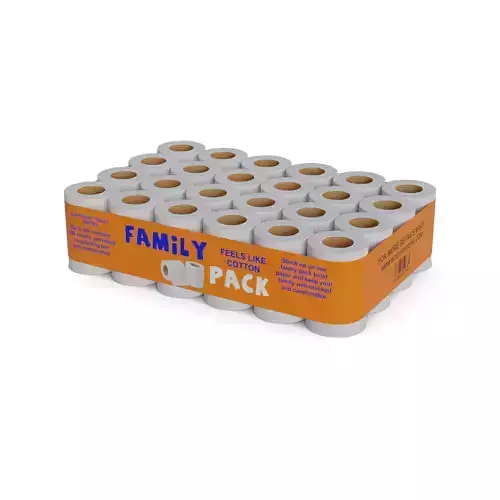 Toilet paper Family Pack Toilet Paper 3D model