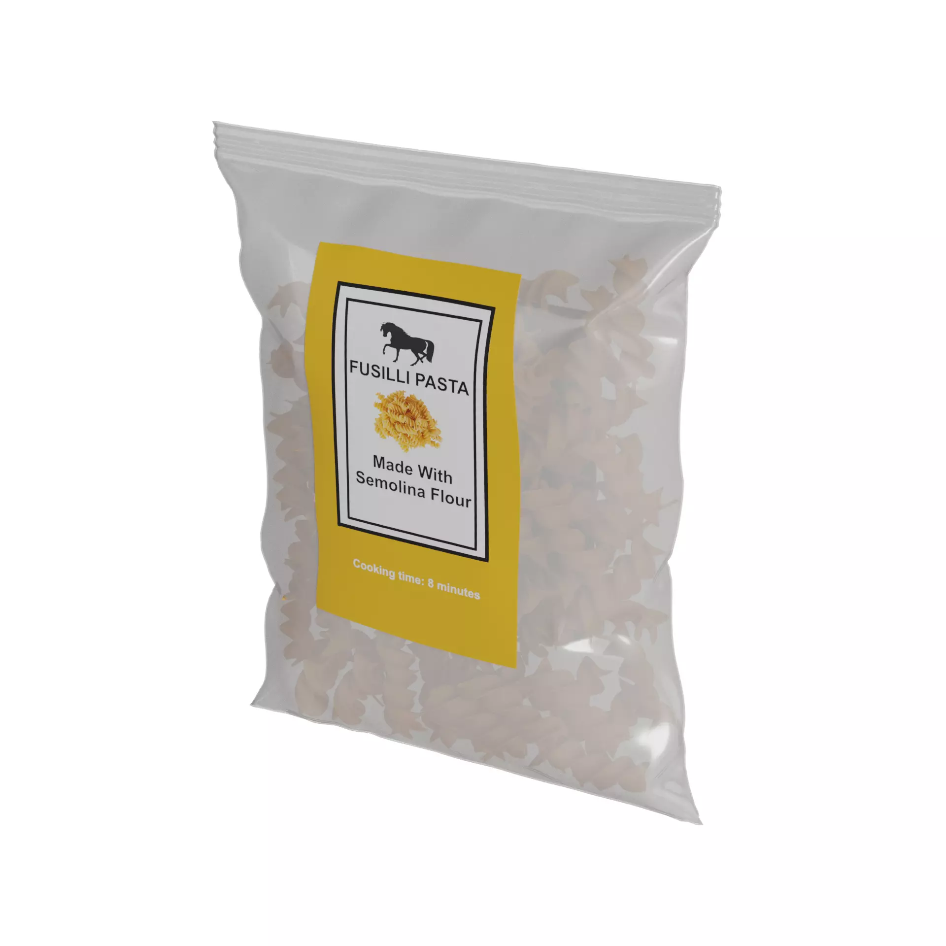 Penne fusilli macaroni vermicelli shells and shapes Fusilli P... 3D model_0