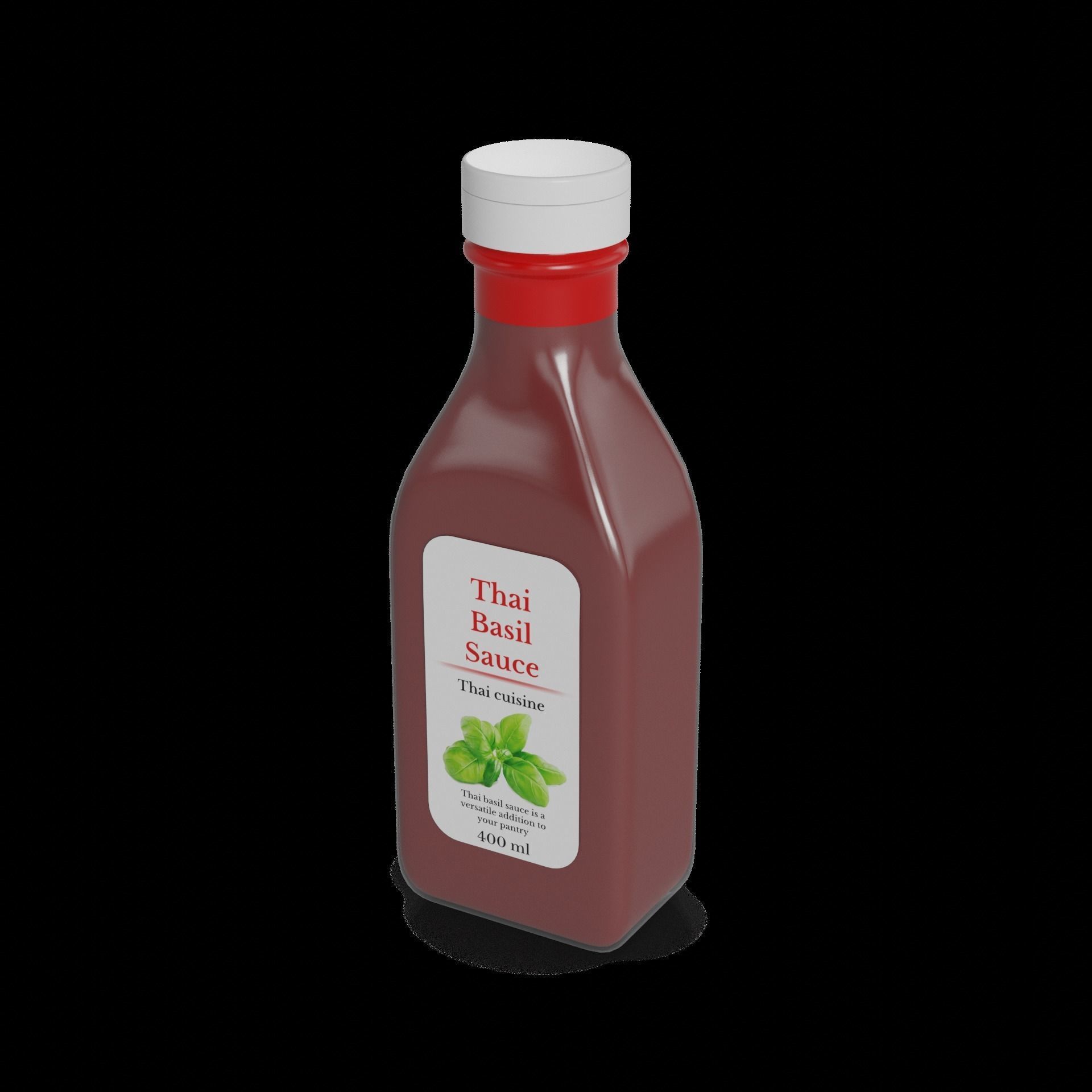Sauces and Pastes Thai Basil Sauce 3D model_1