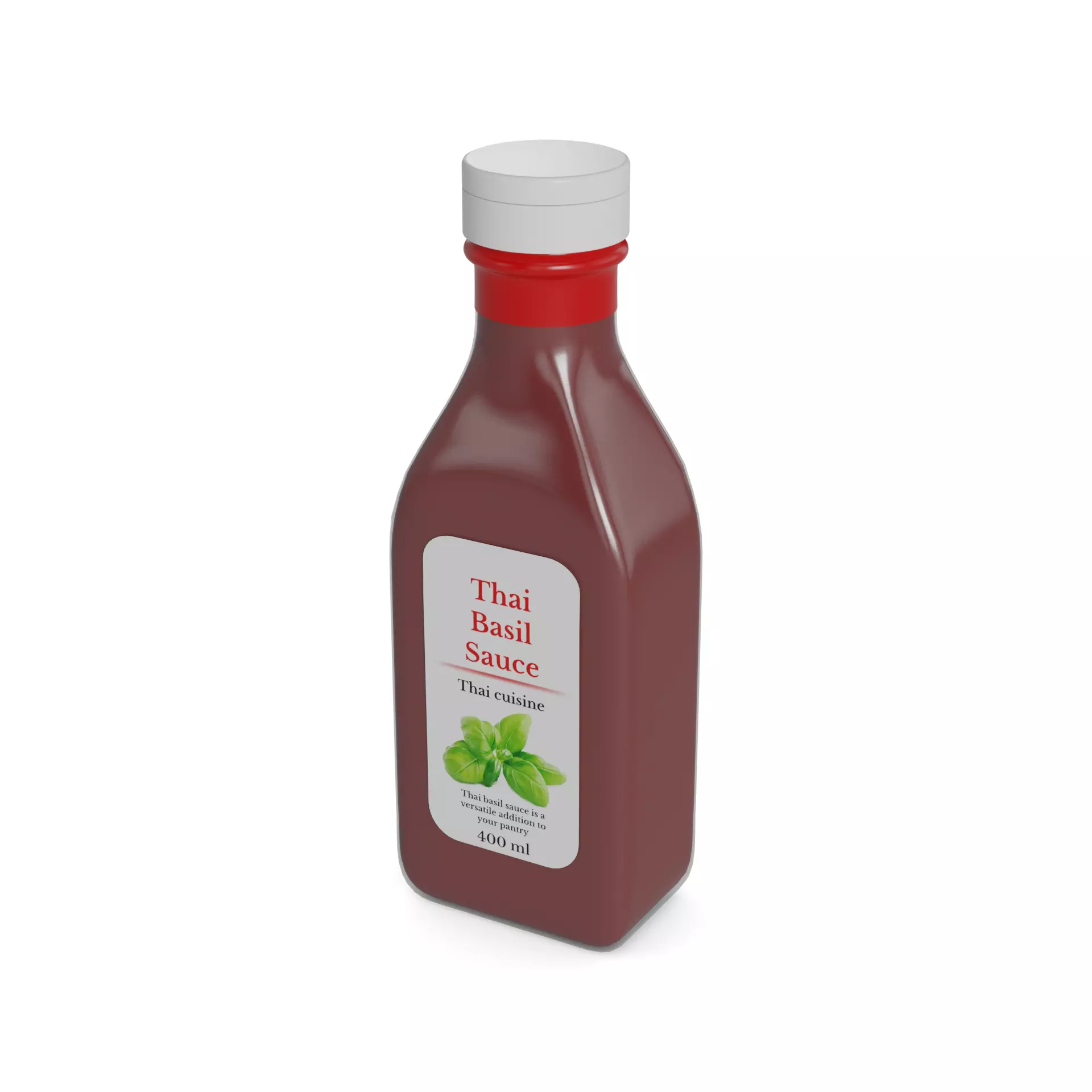 Sauces and Pastes Thai Basil Sauce 3D model_0