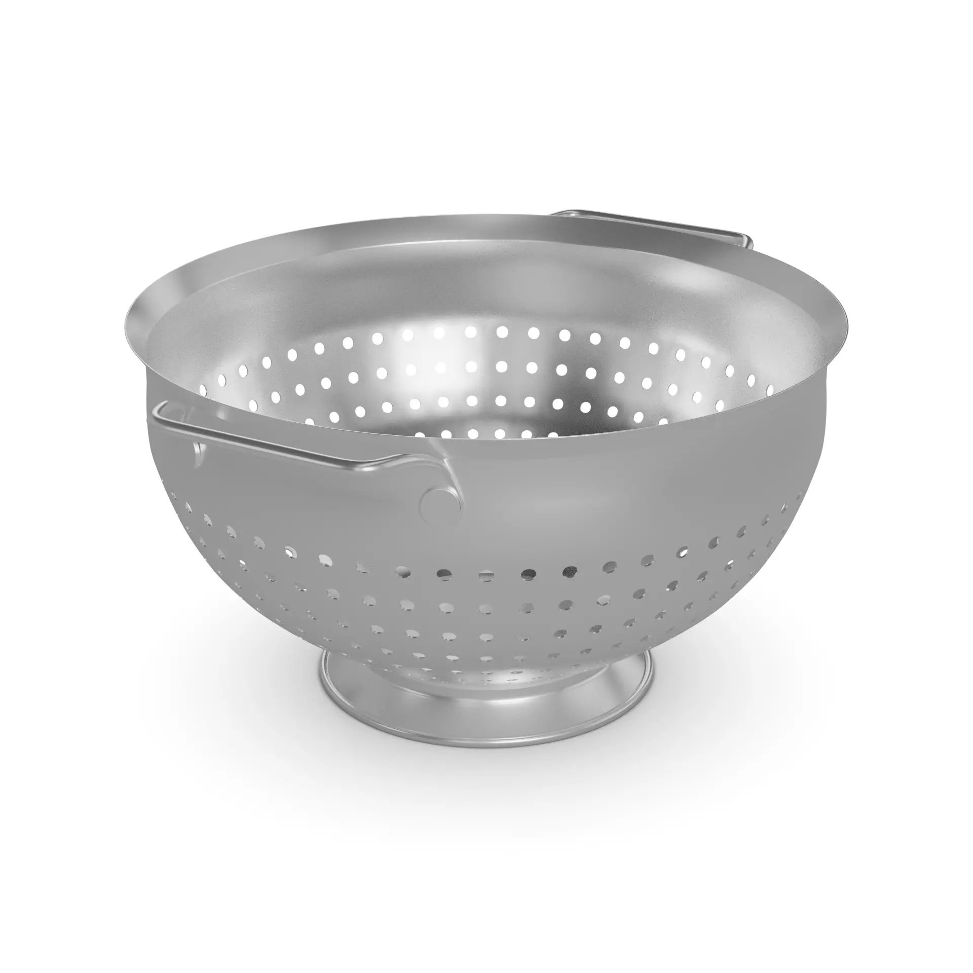 Kitchen utensils Stainless Steel Colander 3D model