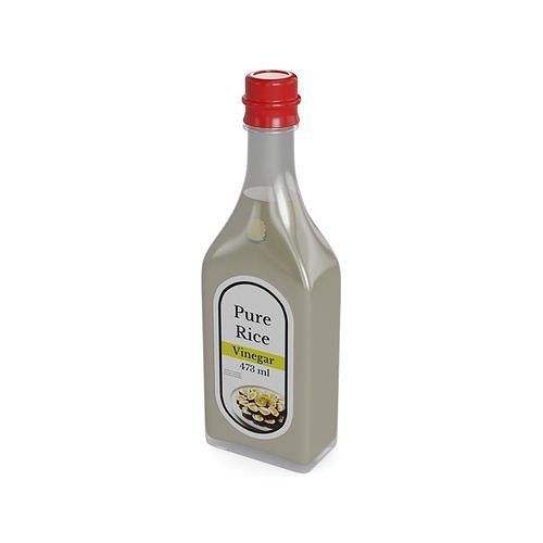 Sauces and Condiments Rice Vinegar 3D model