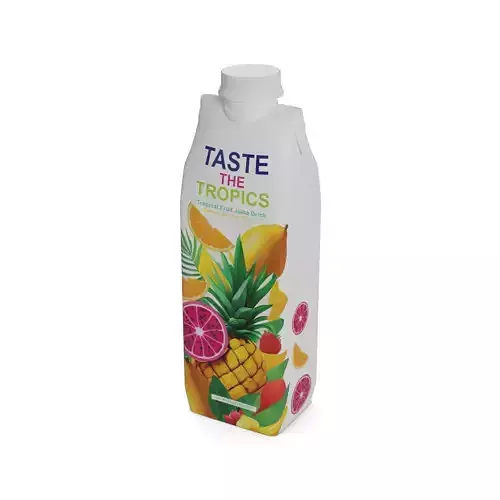 Nectars and juice drinks Tropical Fruit Juice Drink Low-poly 3D model