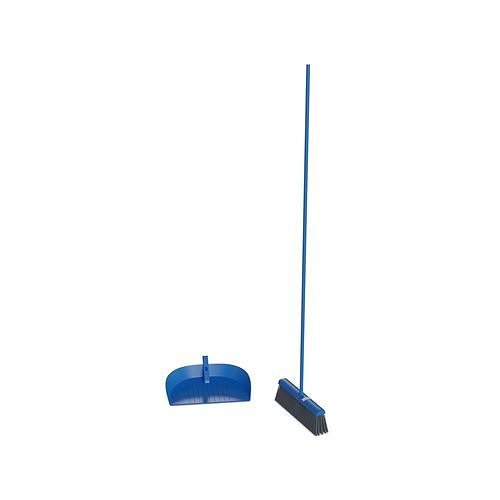 Brooms mops and window squeegees Broom and Dustpan Set 3D model