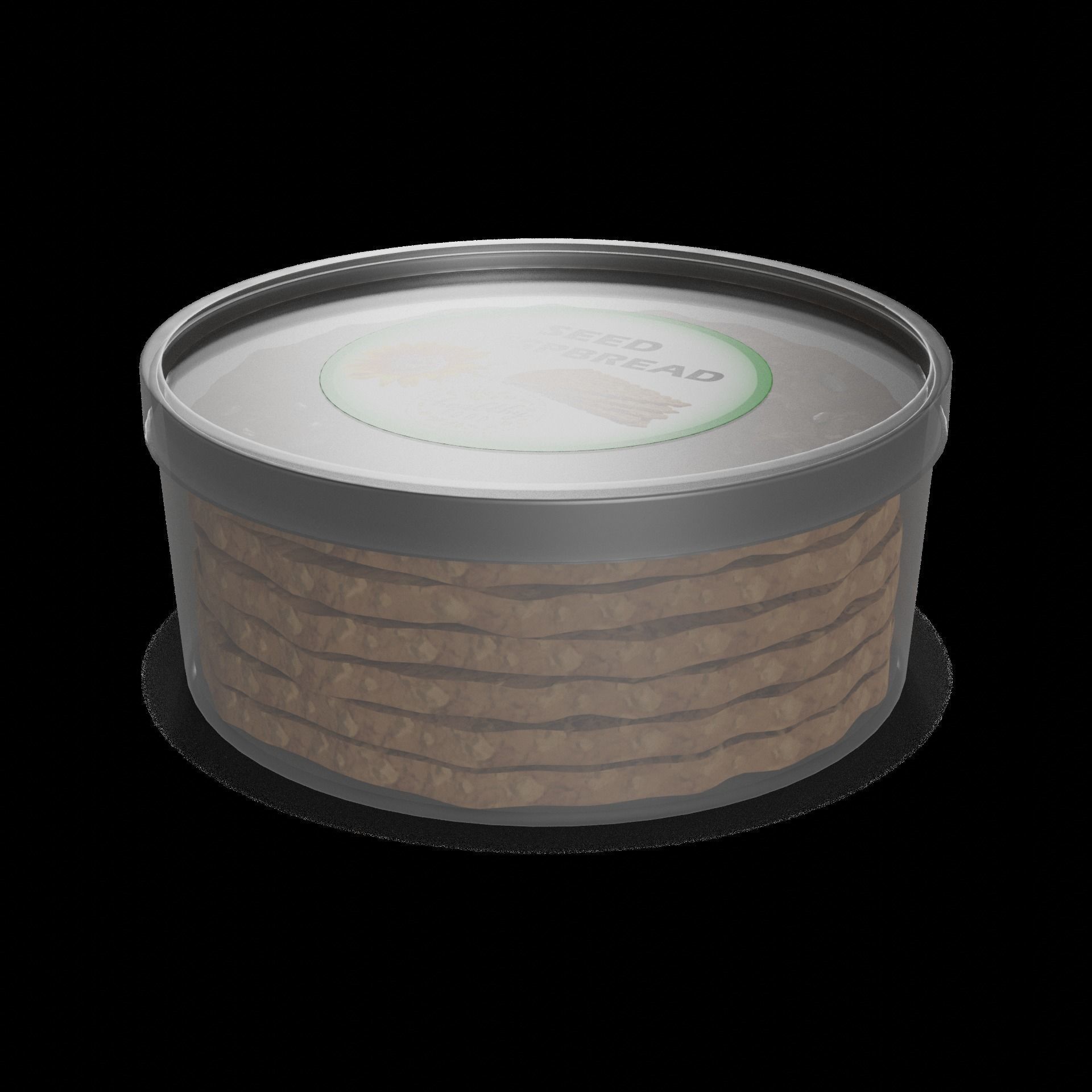 Crispbreads Seed Crispbread 3D model_1