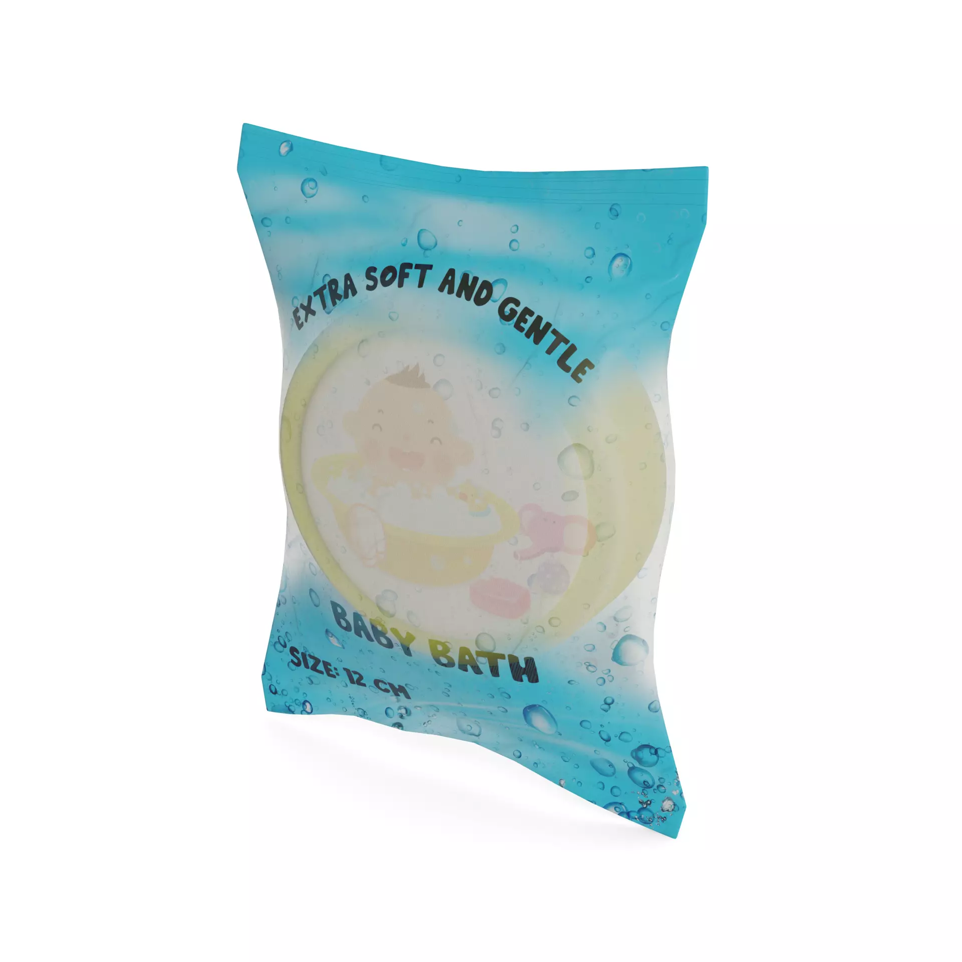 Bathtime products Baby Bath Sponge Low-poly 3D model