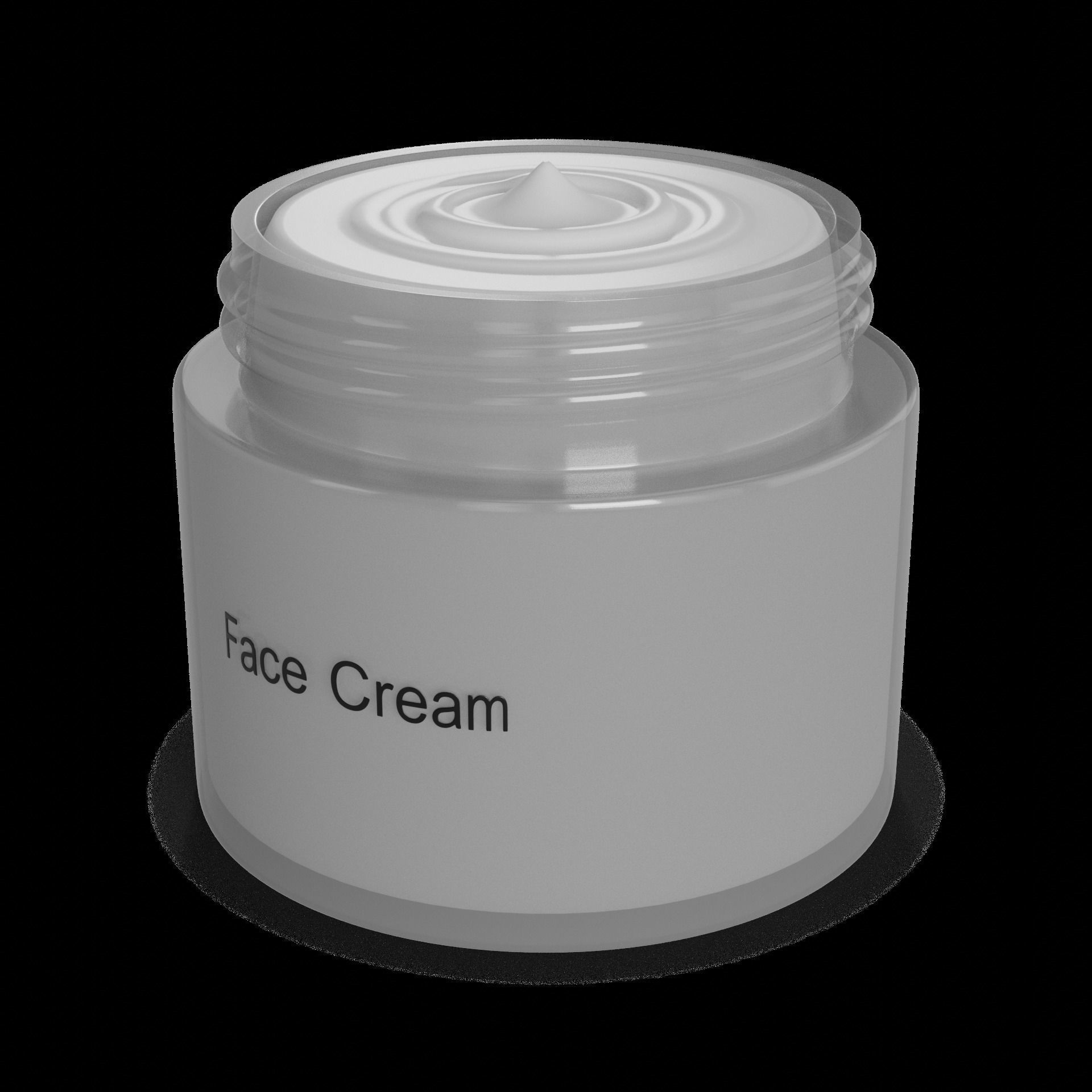 Face creams Face Cream 3D model_1