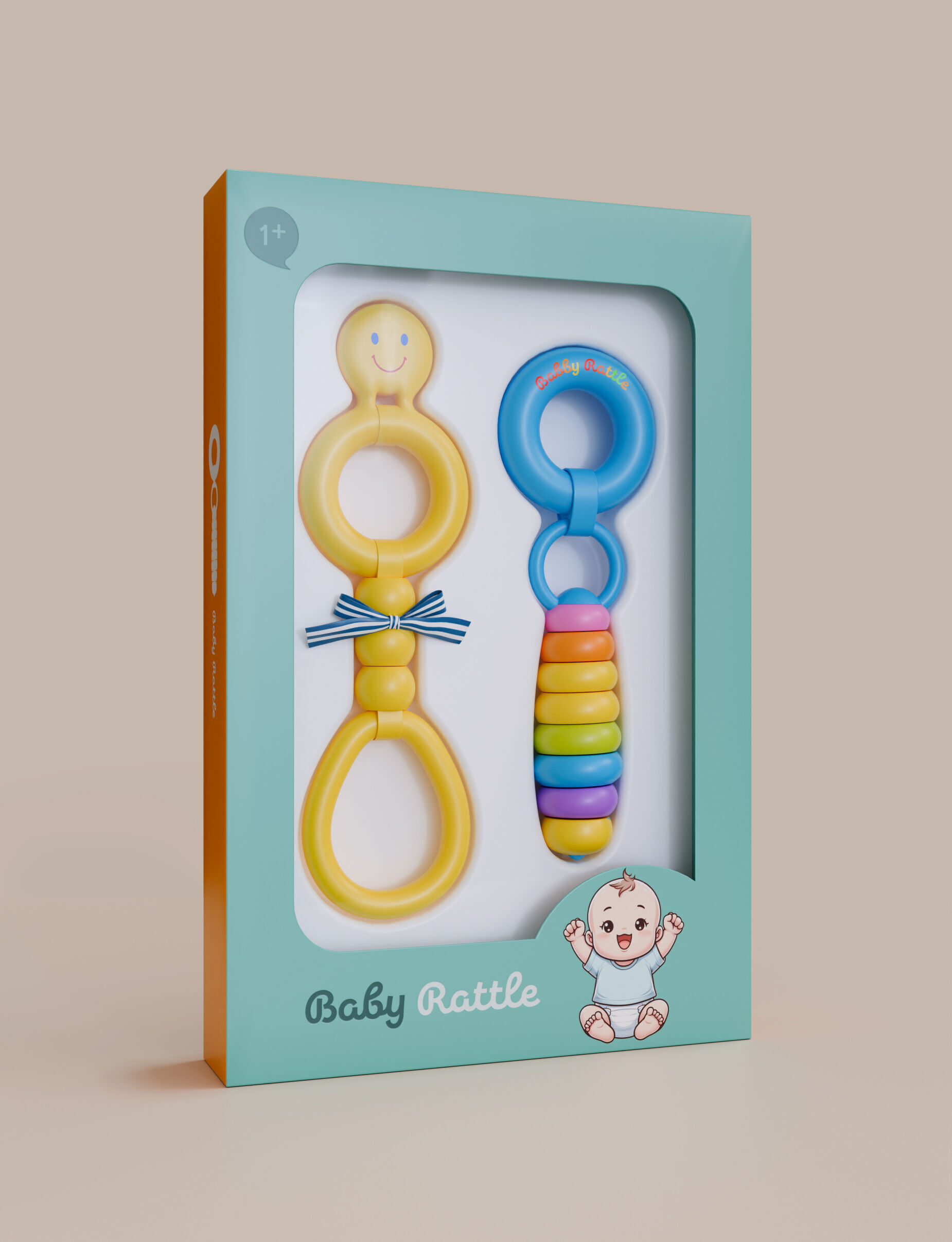 Baby and educational toys Baby Rattle 3D model_2