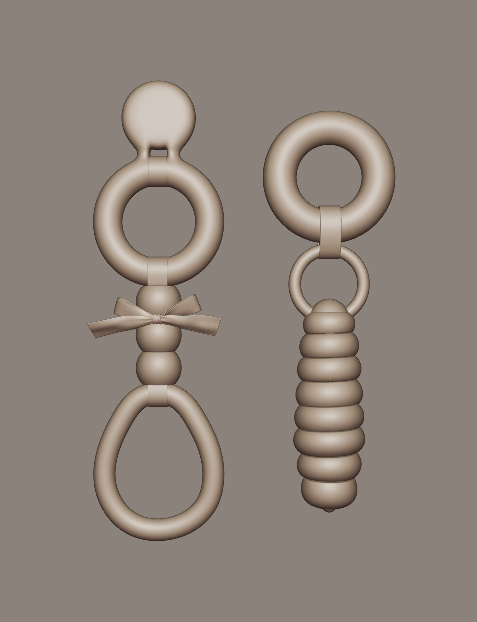 Baby and educational toys Baby Rattle 3D model_6