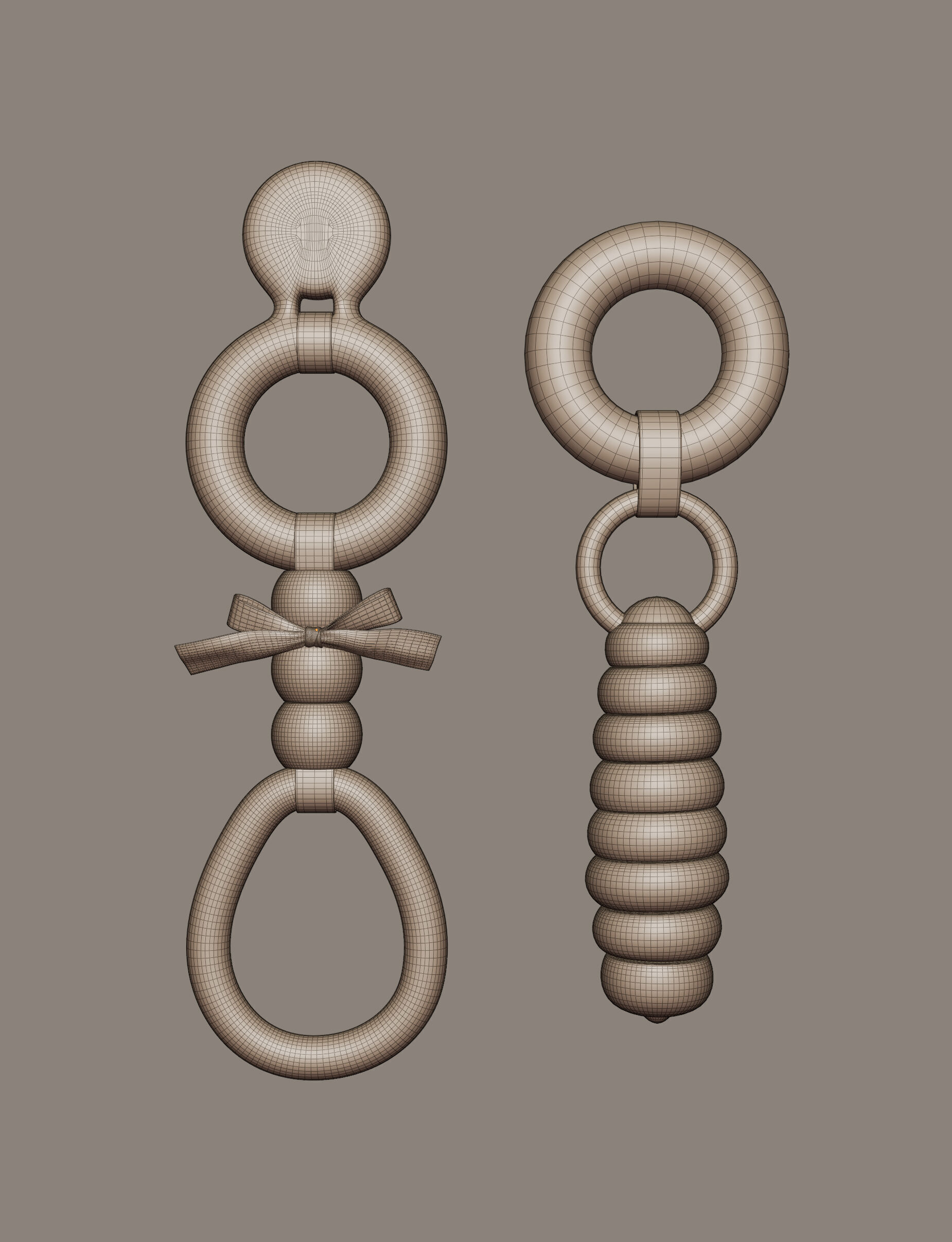 Baby and educational toys Baby Rattle 3D model_10