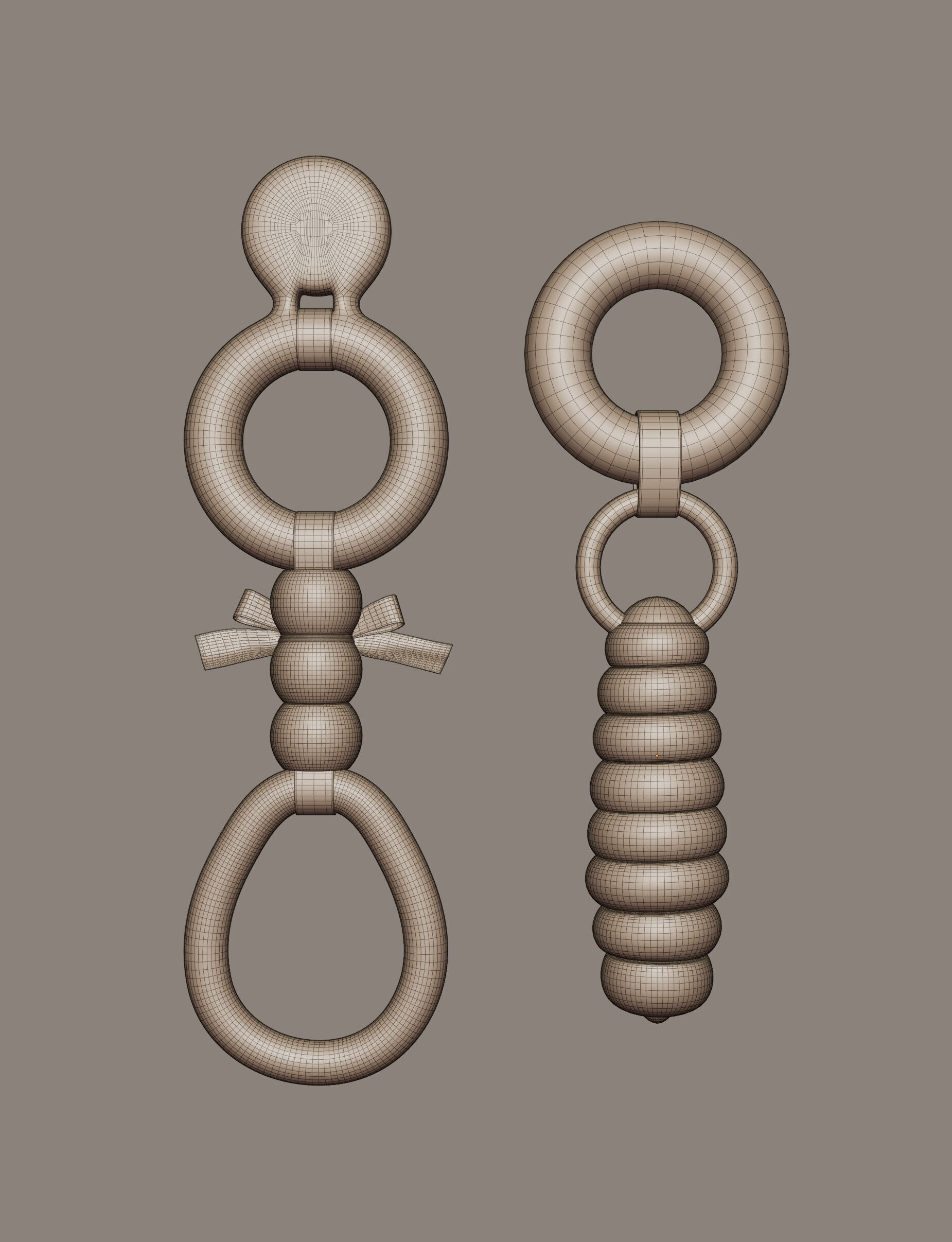 Baby and educational toys Baby Rattle 3D model_12