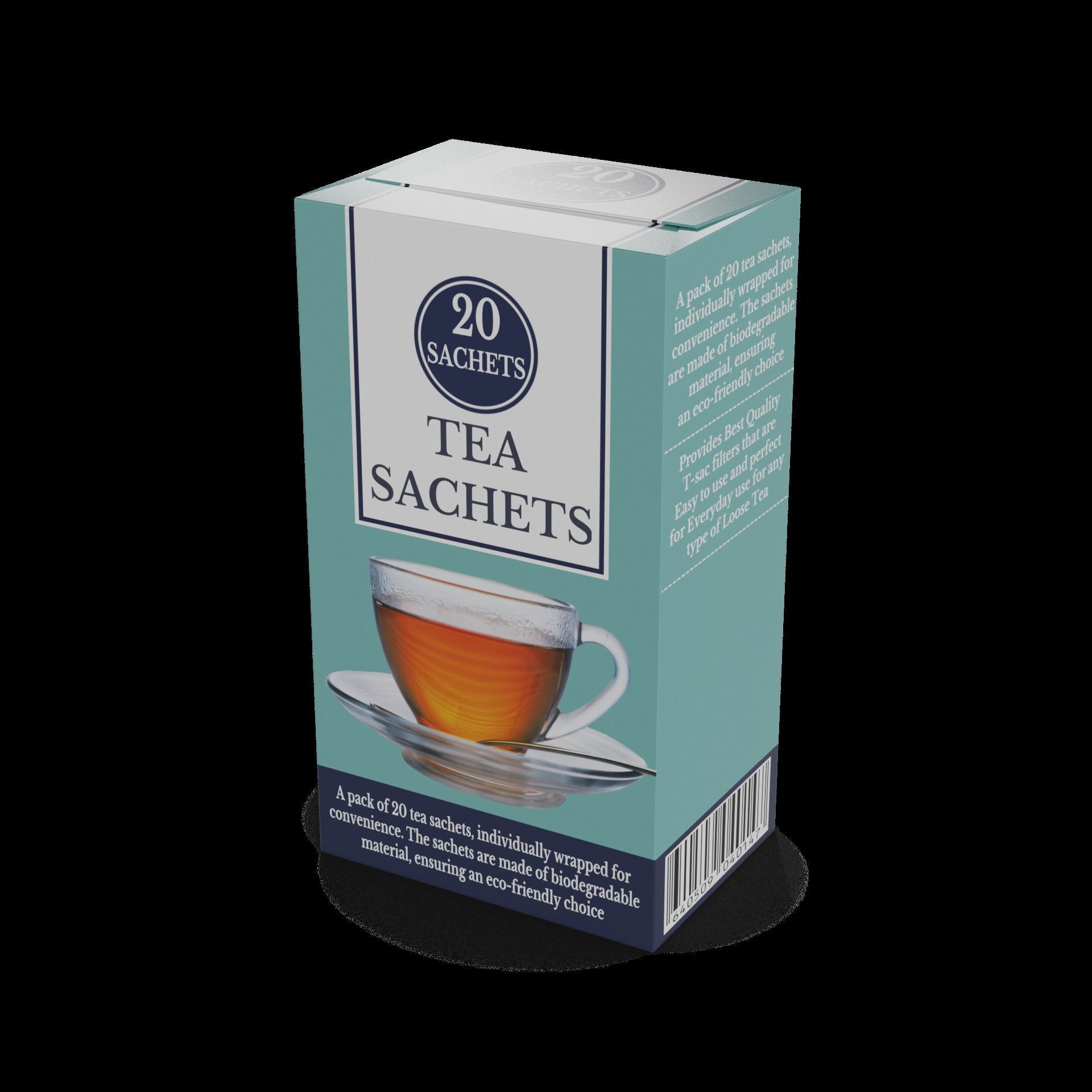 Other tea Tea Sachets Low-poly 3D model_1