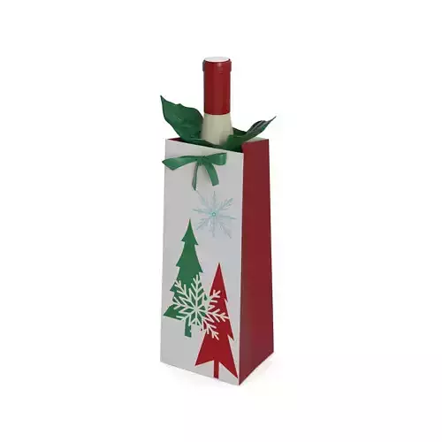 Festive accessories Holiday Wine Bottle Gift Bags