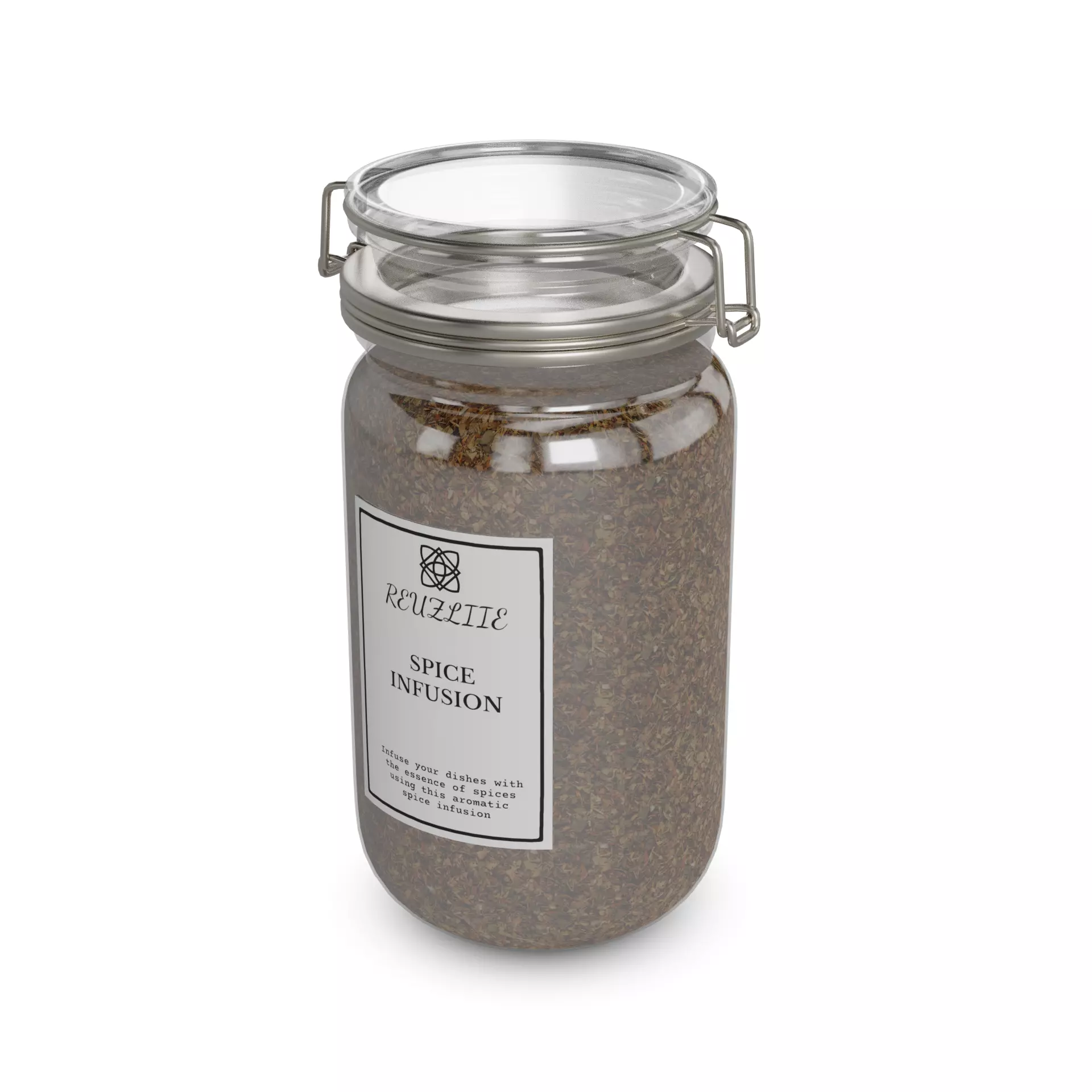 Spice and herbs mixes Spice Infusion Low-poly 3D model_0