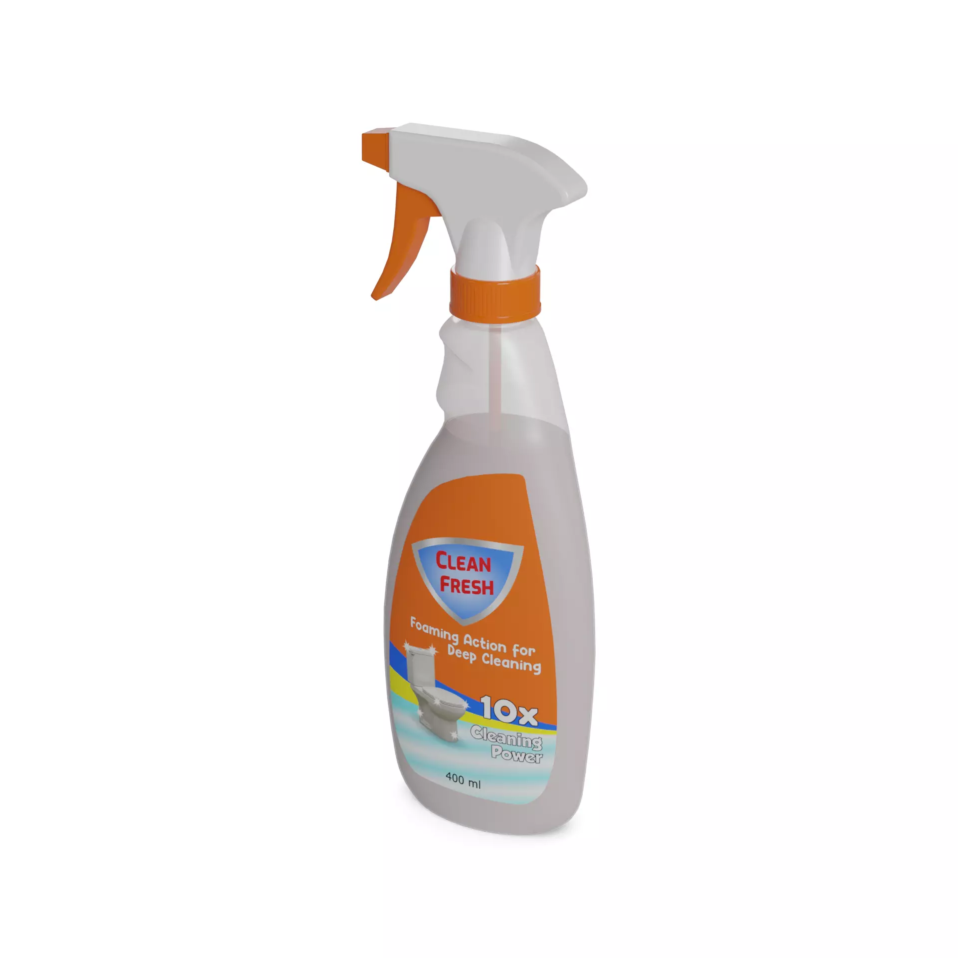 All-purpose cleaners All-Purpose Cleaning Foam Low-poly 3D model_0