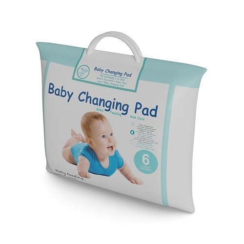 Baby feeding and care Baby Changing Pad Low-poly 3D model