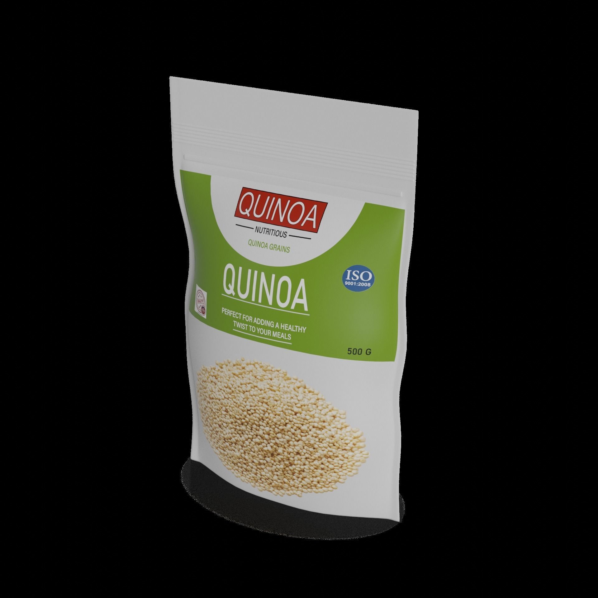 Quinoa Quinoa Low-poly 3D model_1