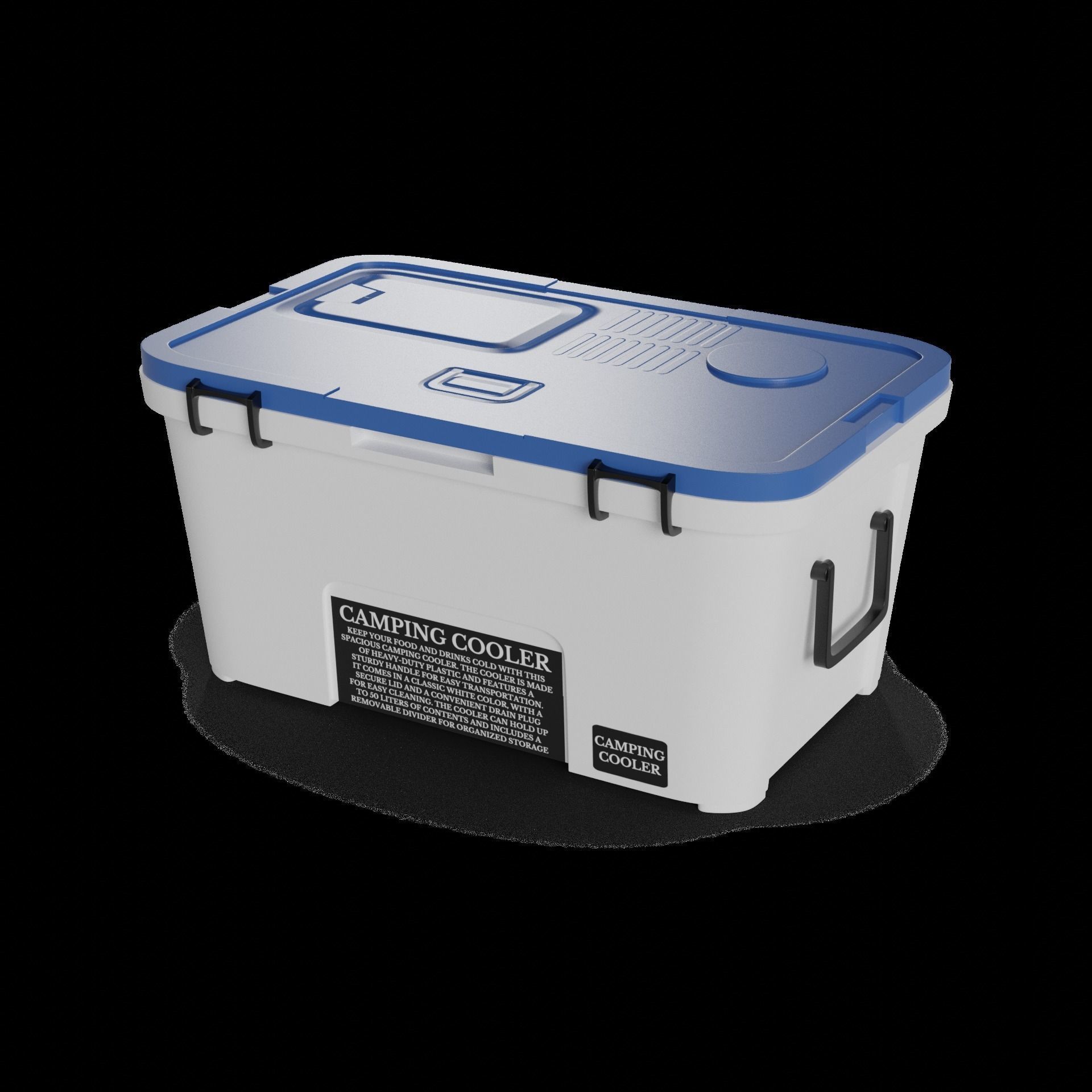 Camping Camping Cooler 3D model_1