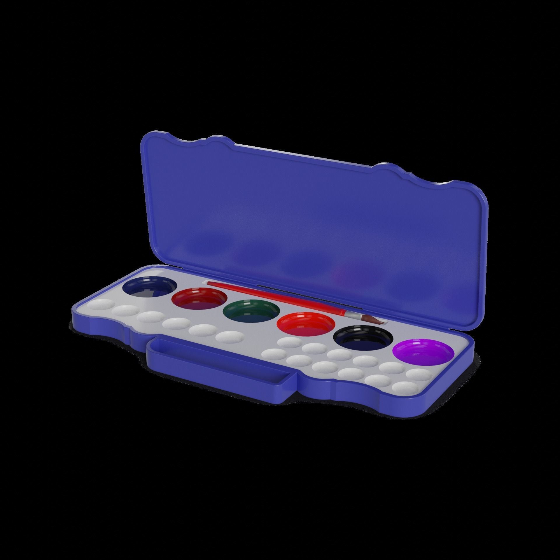 Creative and interactive toys Artistic Masterpieces Low-poly 3D model_1