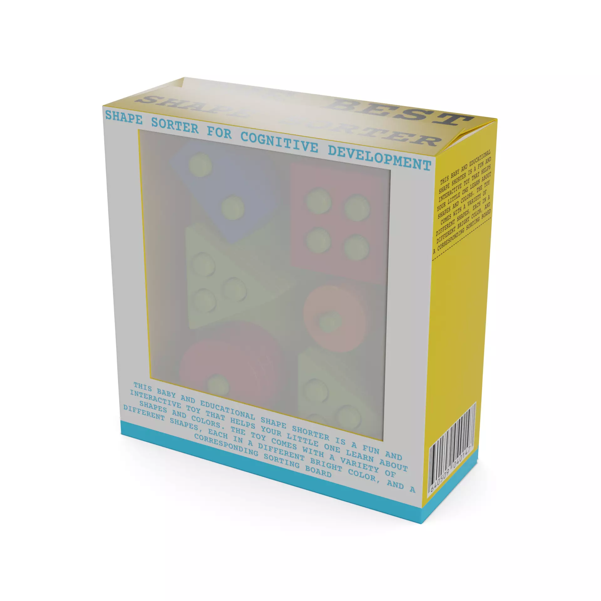 Baby and educational toys Shape Sorter 3D model_0