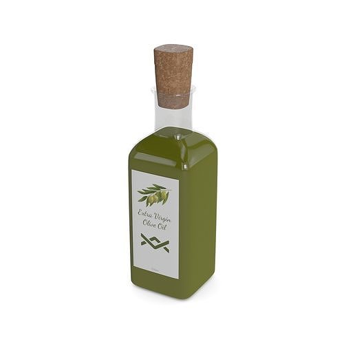 Olive oil Olive Oil Low-poly 3D model