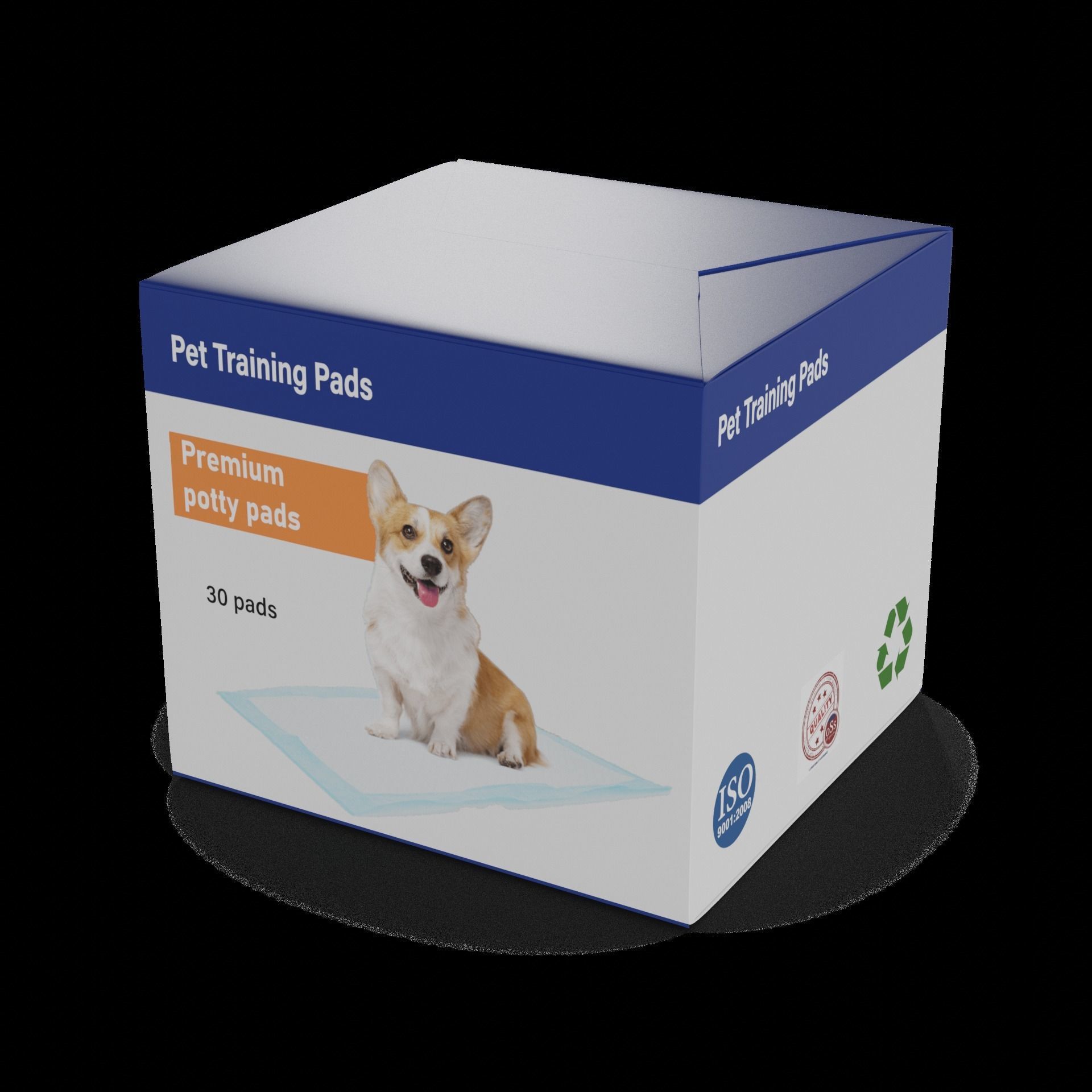Pet accessories Pet Training Pads Low-poly 3D model_1