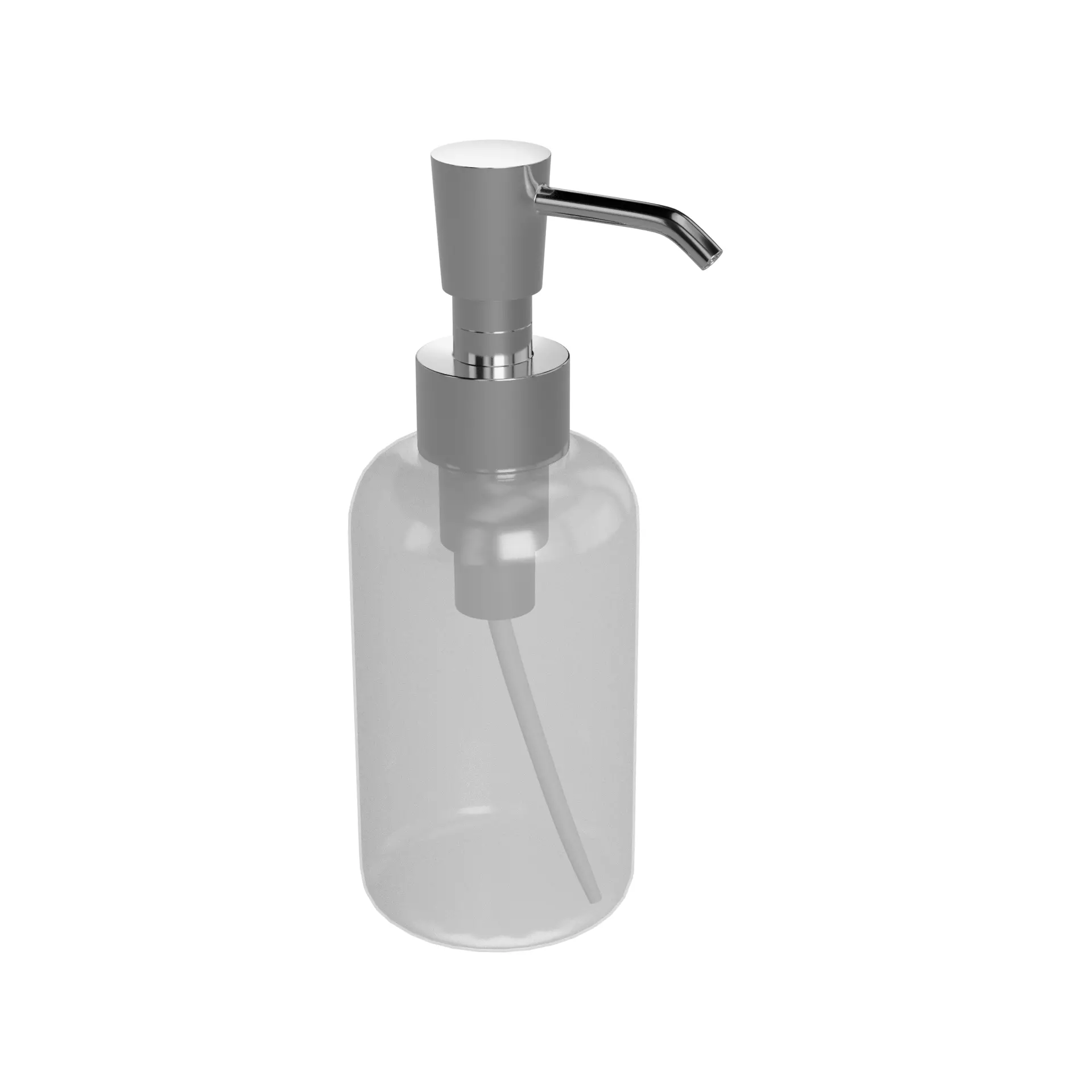 Bathroom accessories Soap Dispenser Low-poly 3D model_0