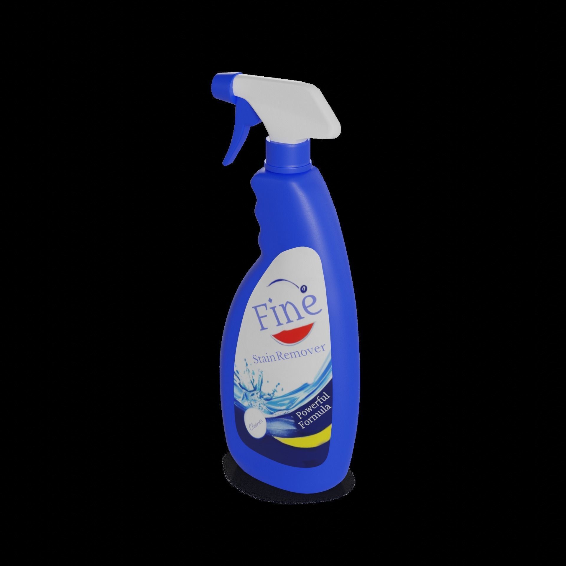 Stain removers and whiteners Stain Remover Spray Low-poly 3D model_1