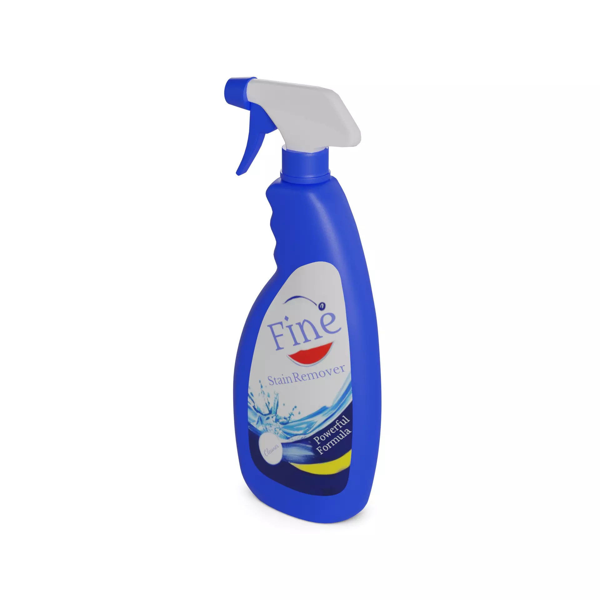 Stain removers and whiteners Stain Remover Spray Low-poly 3D model_0