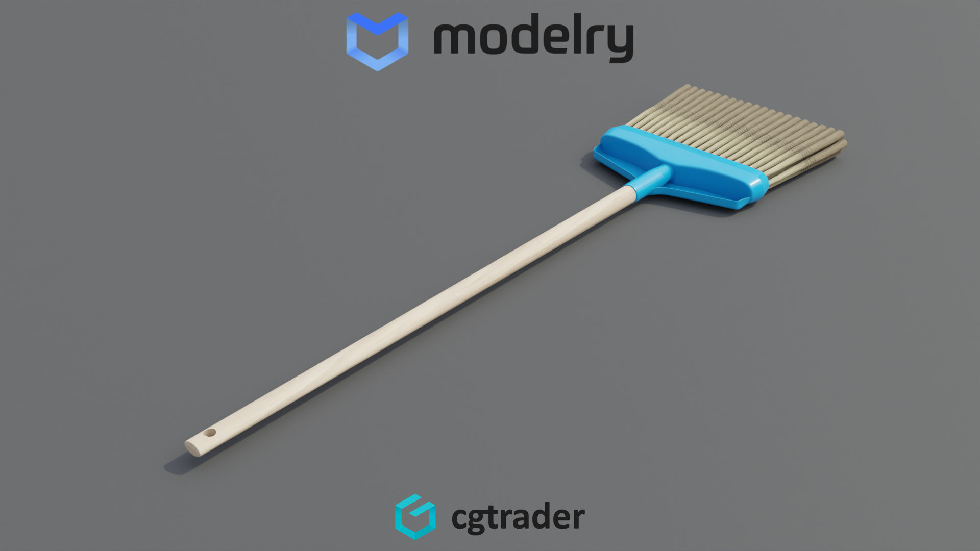 squeegees Broom 3D model_1