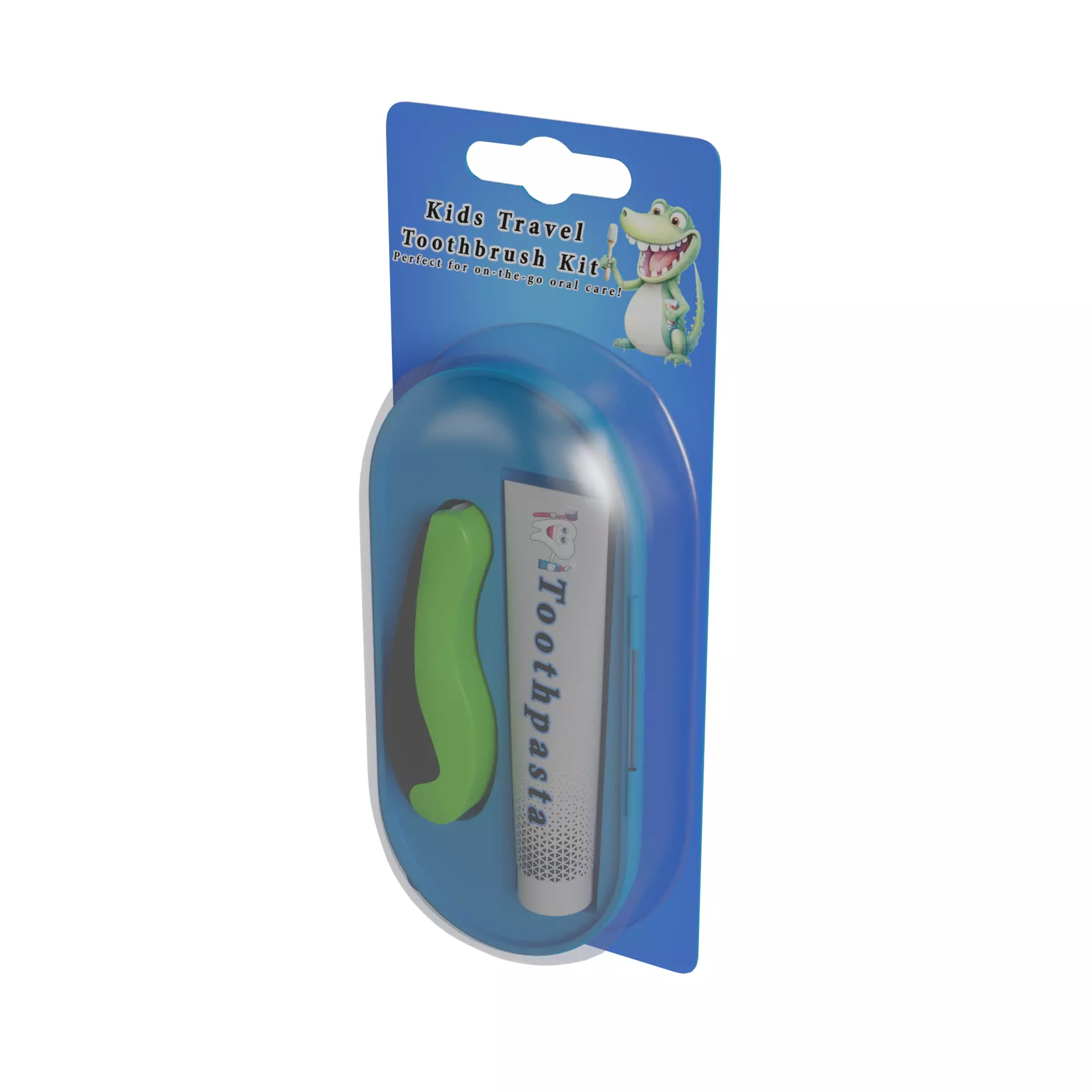 Oral hygiene products Travel Toothbrush Kit 3D model