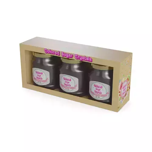 Baking decorations Colored Sugar Crystals