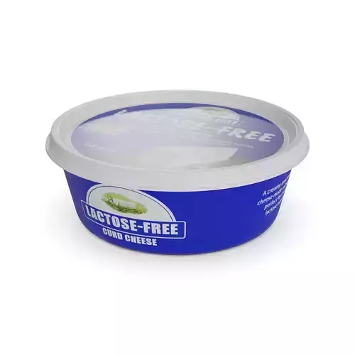 Lactose-free curd cheese Lactose-Free Curd Cheese