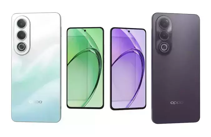Oppo K12X 5G Breeze Blue And Midnight Violet